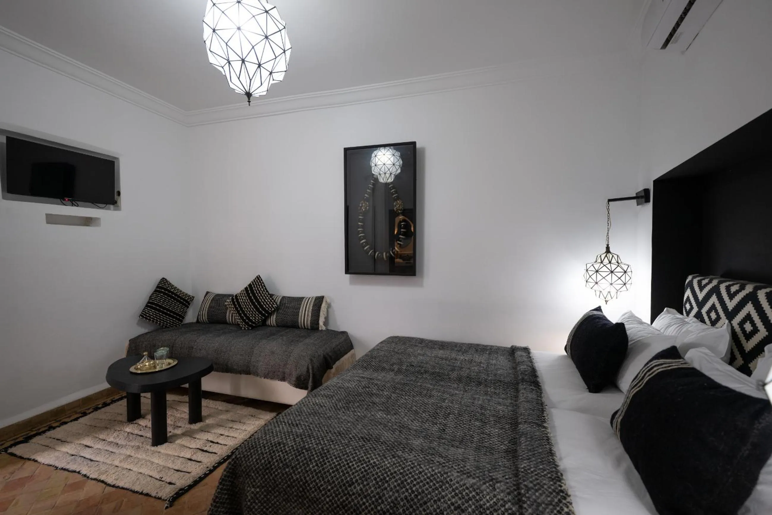 Bedroom, Bed in Riad Dar Beldia and Spa