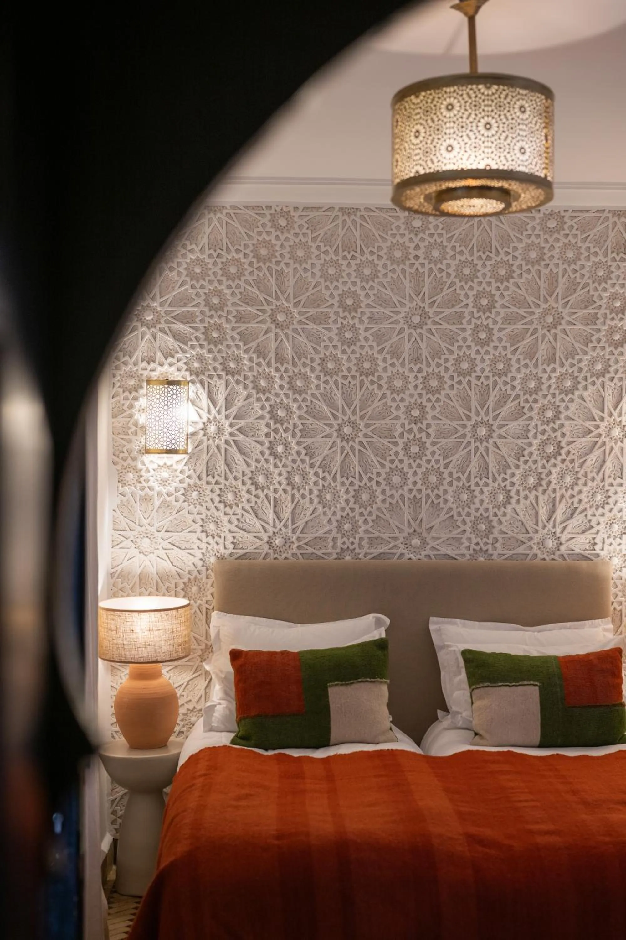 Bedroom, Bed in Riad Dar Beldia and Spa