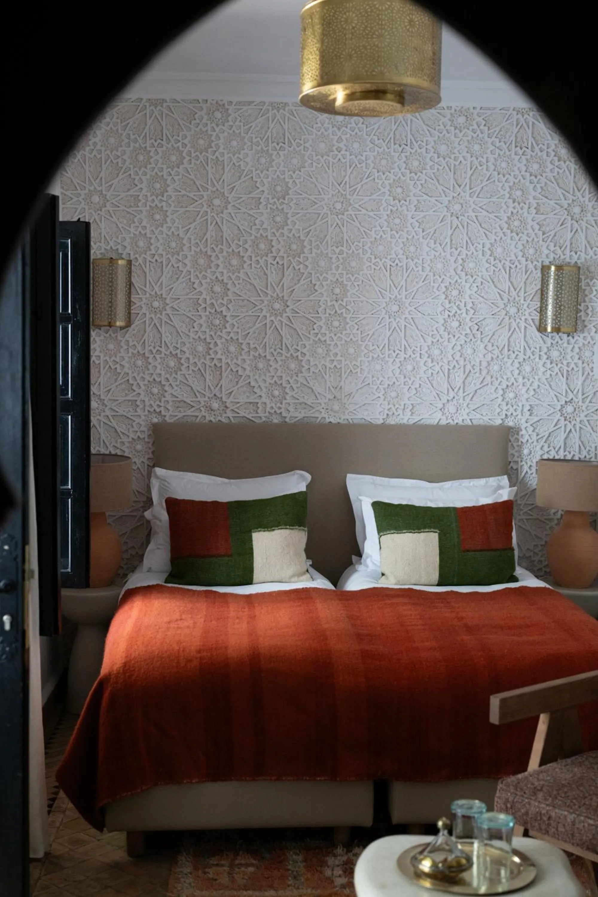 Bedroom, Bed in Riad Dar Beldia and Spa