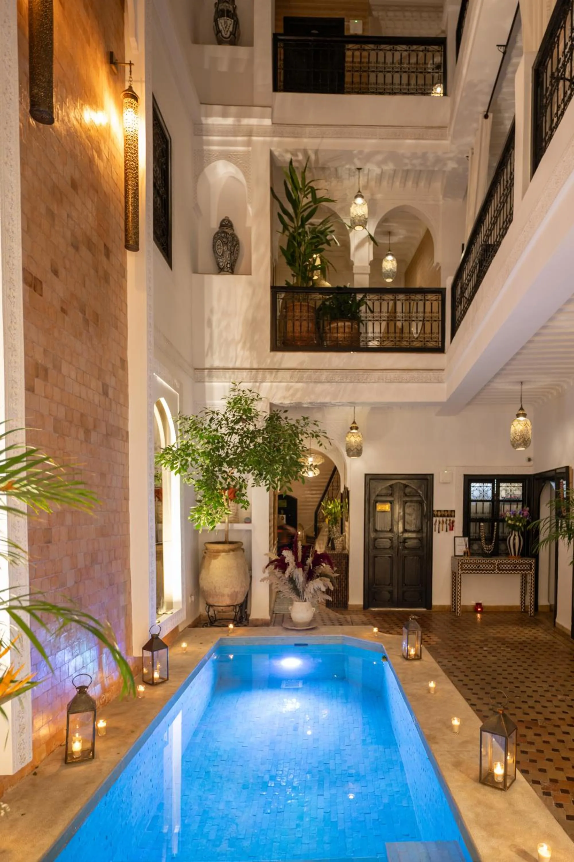 Swimming pool in Riad Dar Beldia and Spa