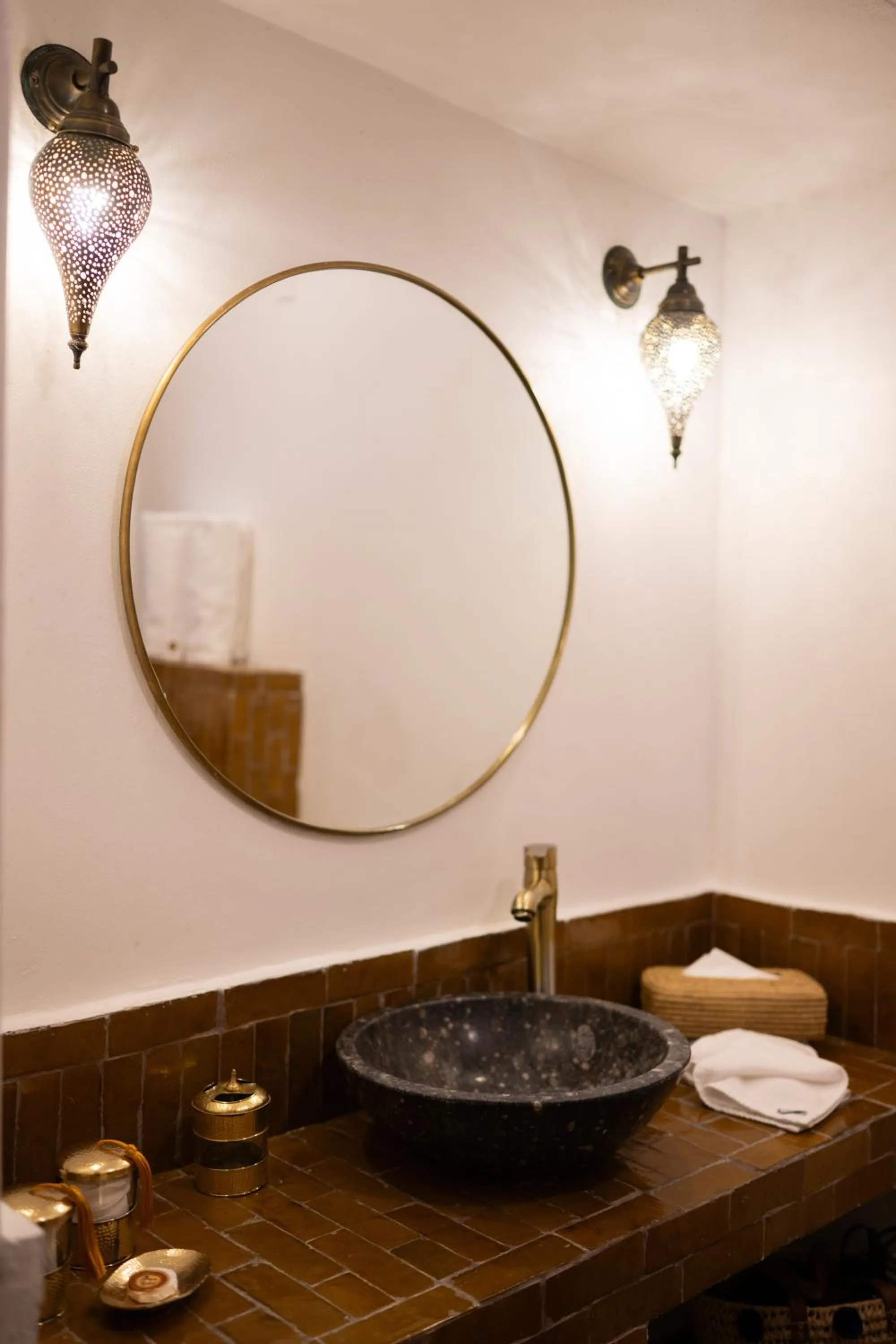 Bathroom in Riad Dar Beldia and Spa