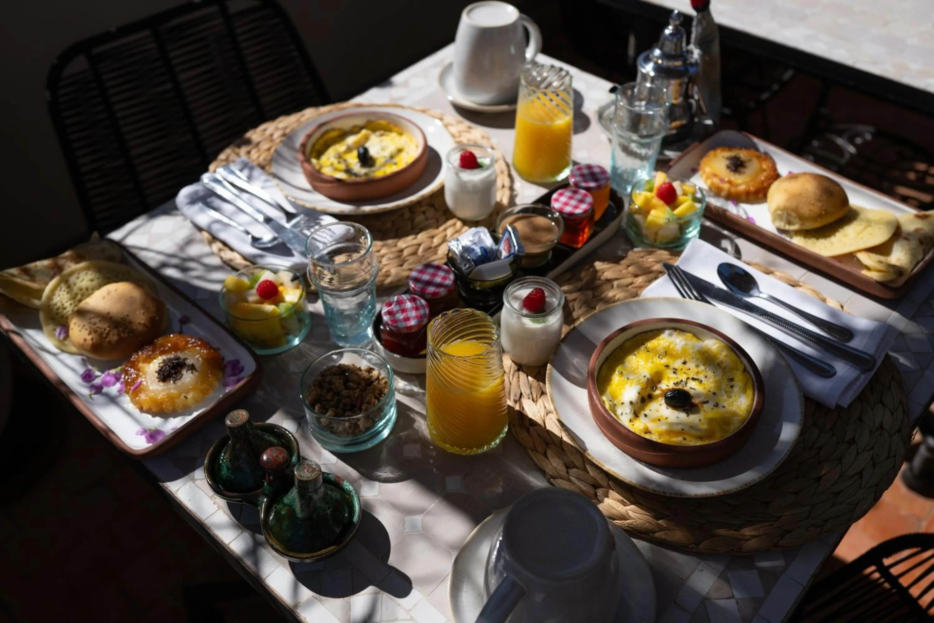 Breakfast in Riad Dar Beldia and Spa