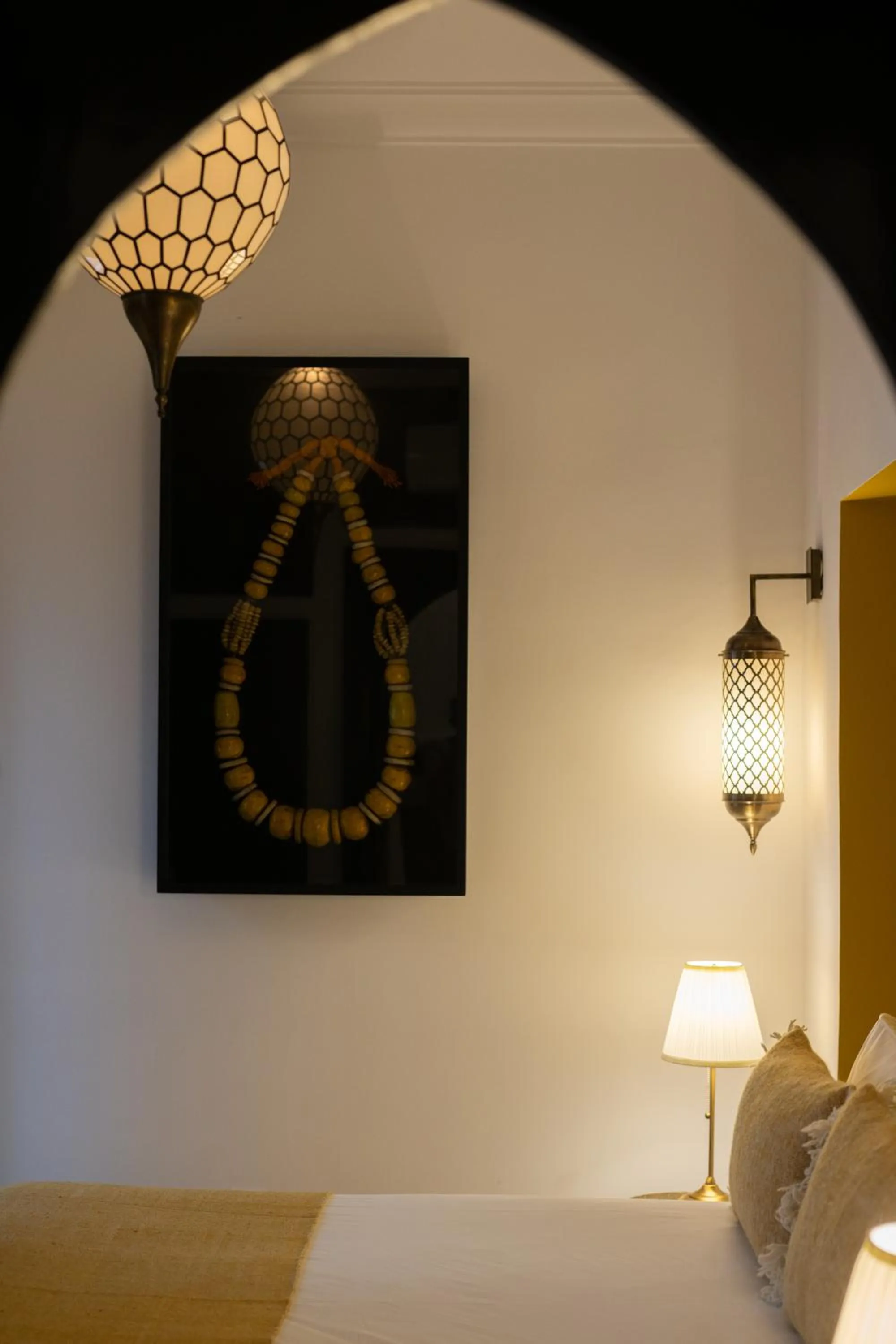 Bedroom, Bed in Riad Dar Beldia and Spa