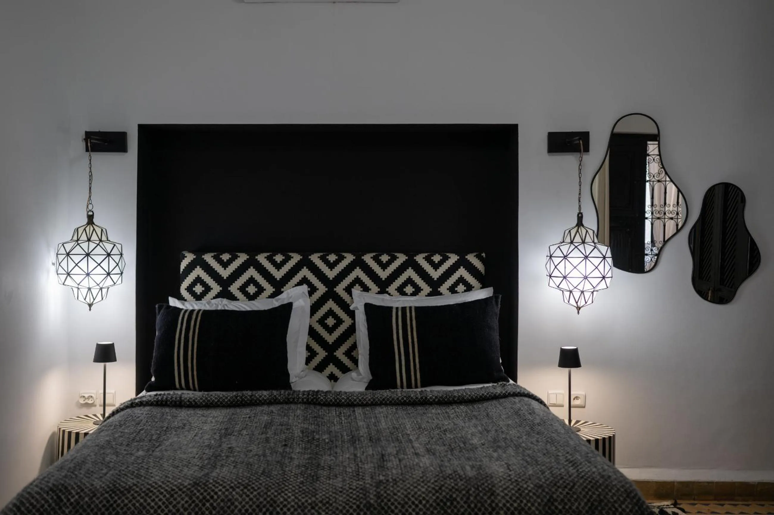 Bedroom, Bed in Riad Dar Beldia and Spa