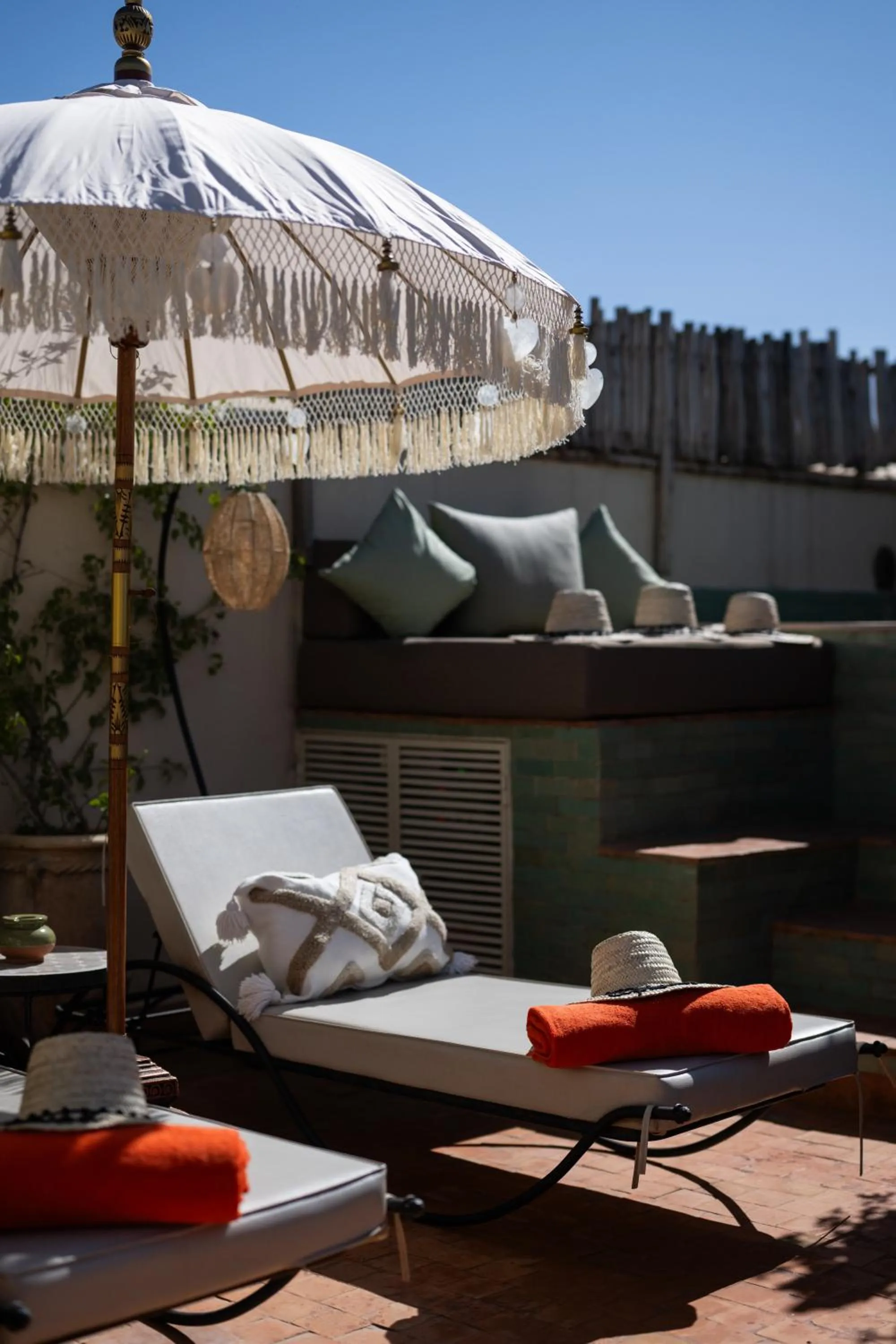 Patio in Riad Dar Beldia and Spa