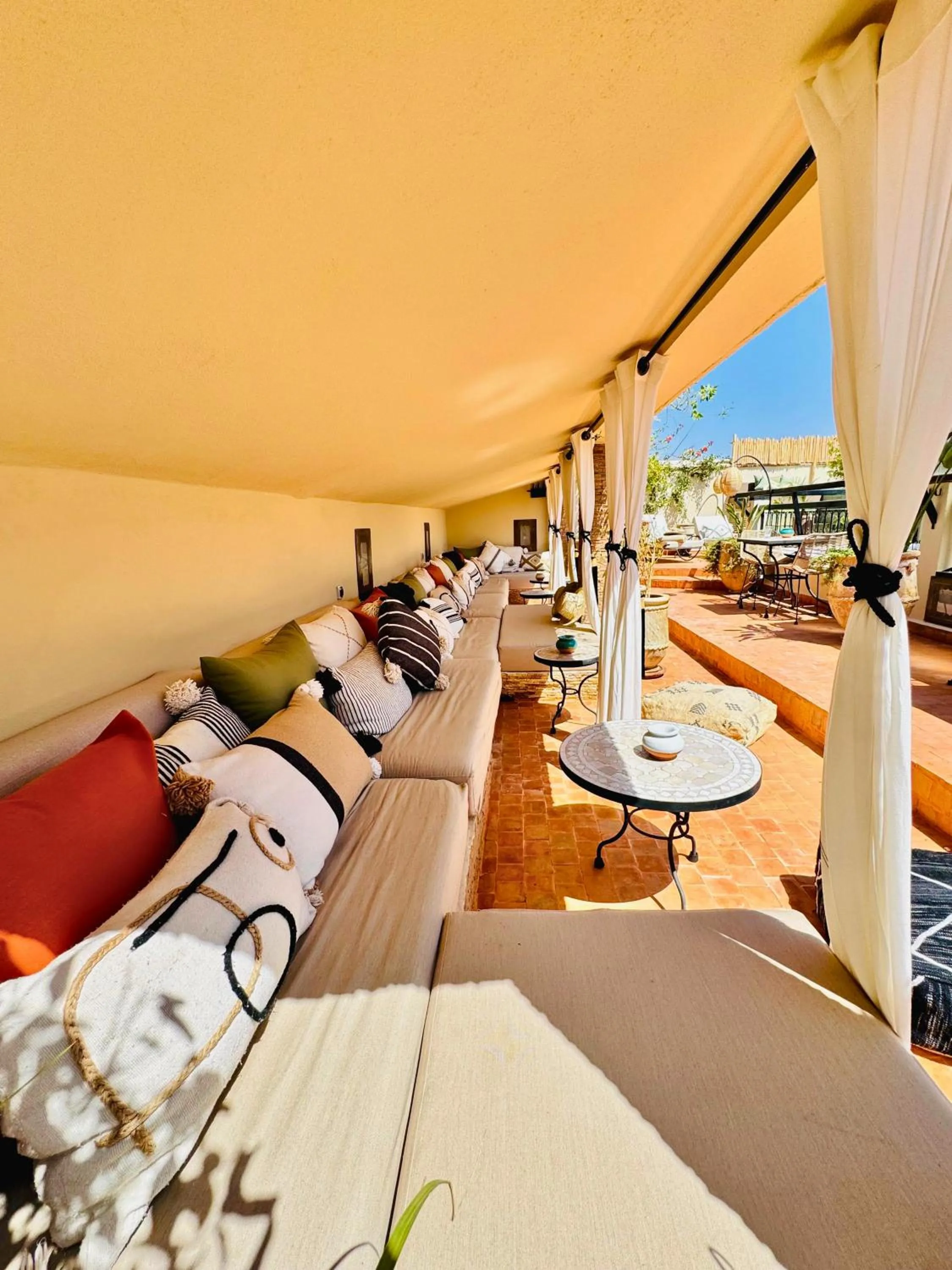 Seating area in Riad Dar Beldia and Spa