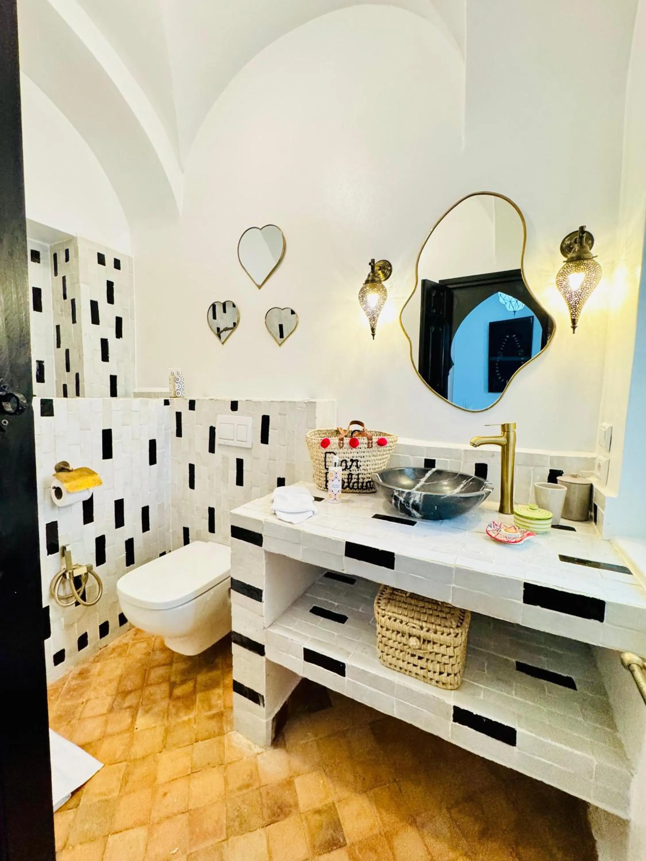 Bathroom in Riad Dar Beldia and Spa