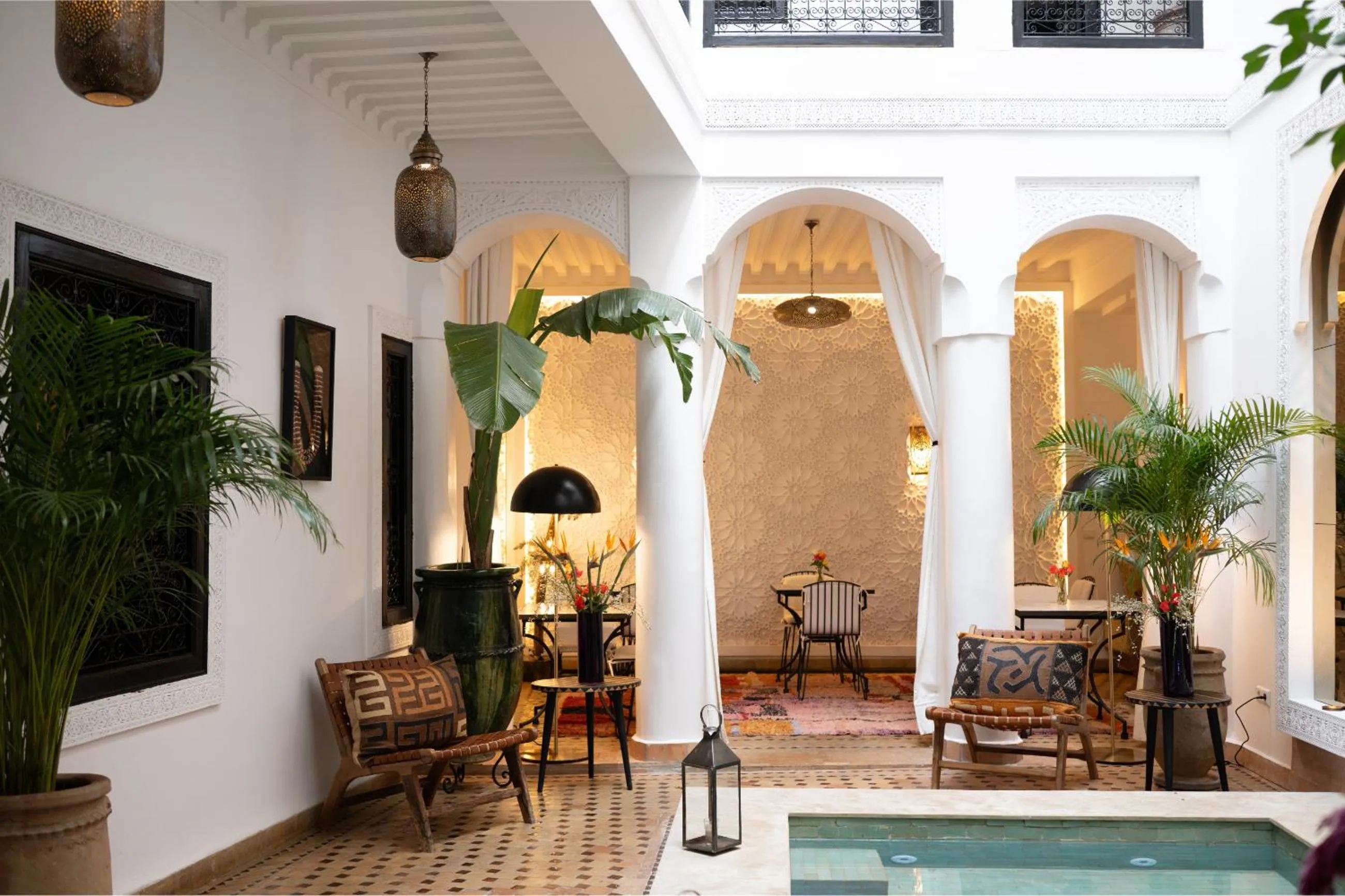 Patio in Riad Dar Beldia and Spa