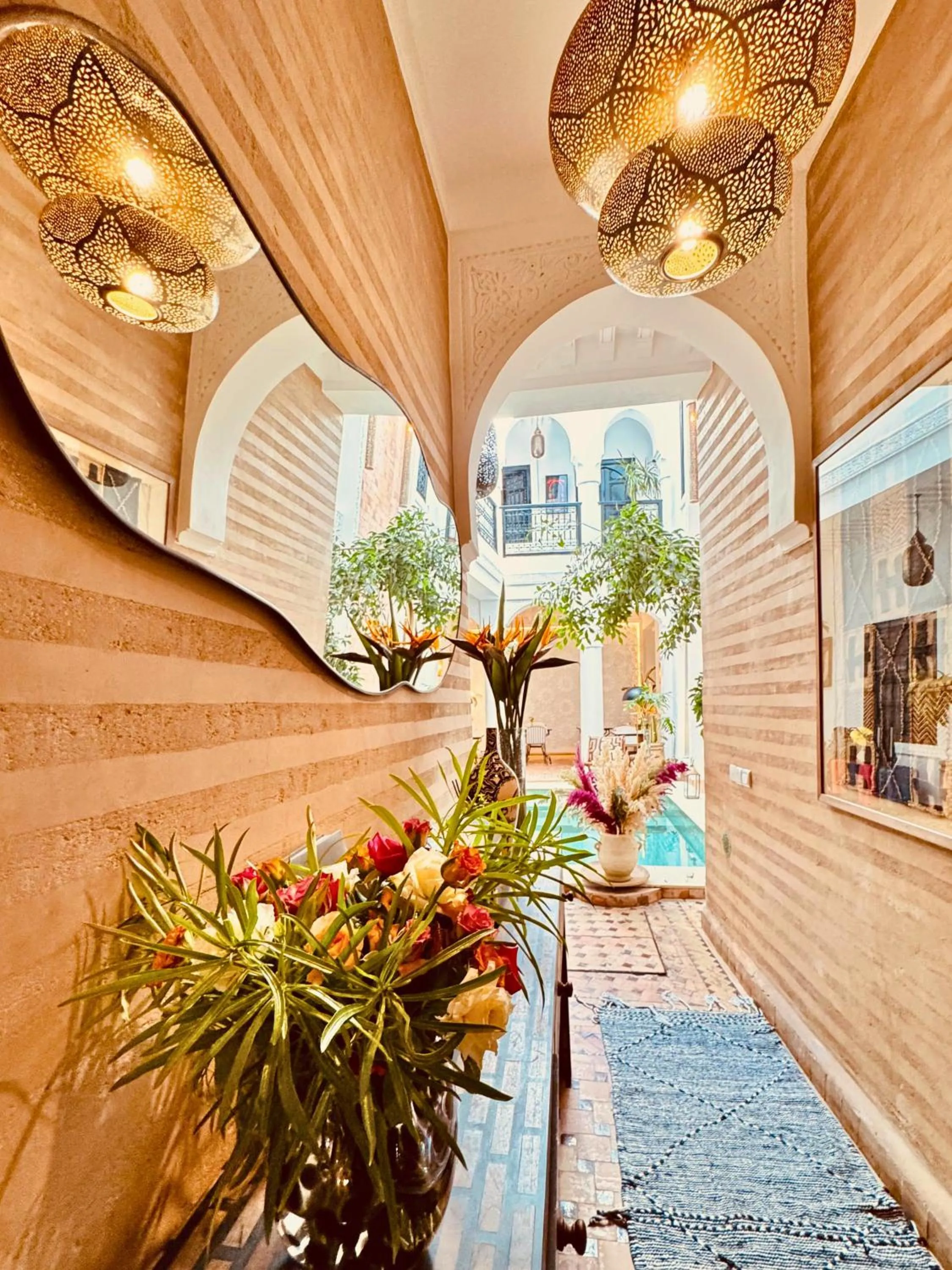 Patio in Riad Dar Beldia and Spa