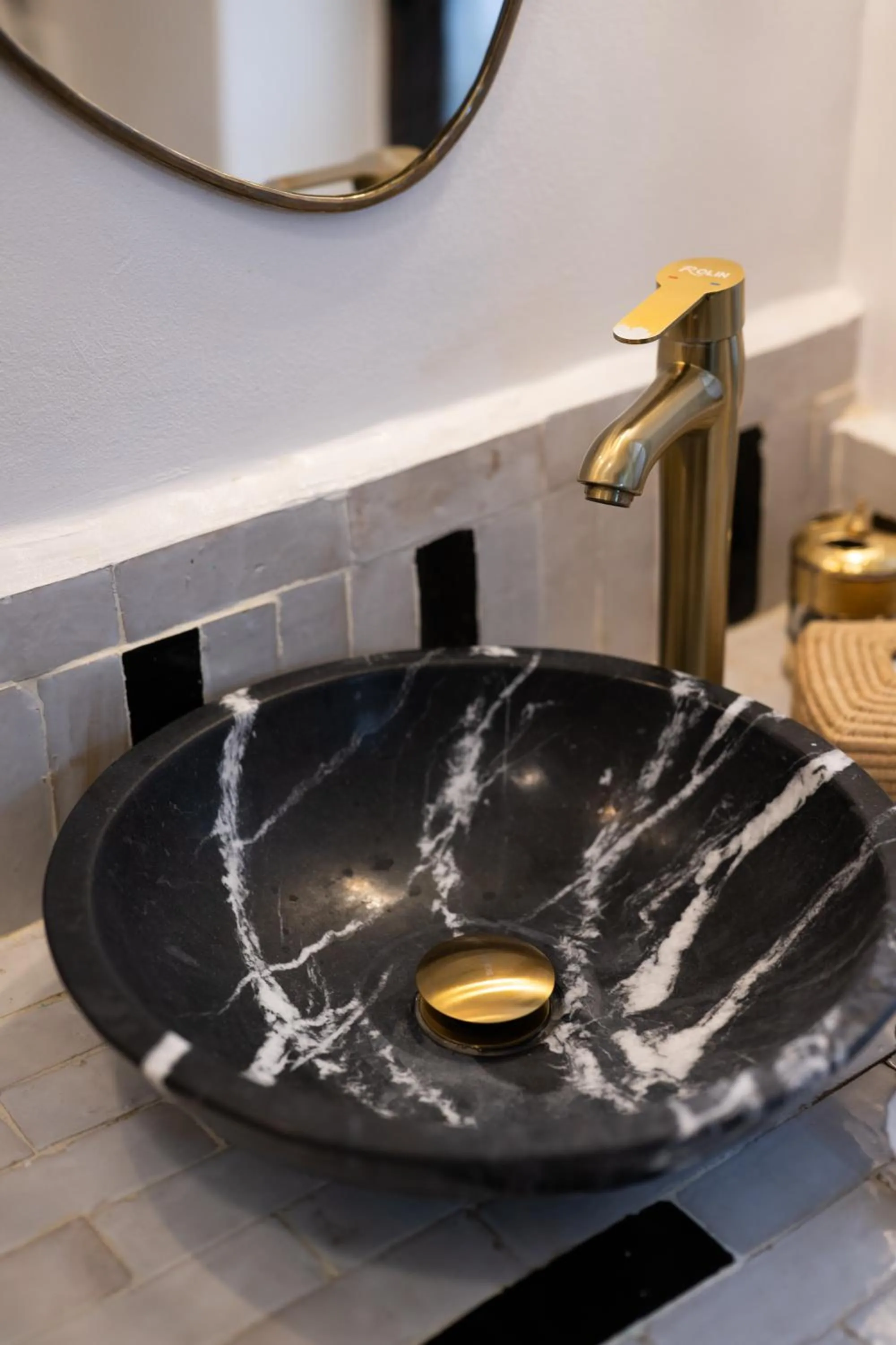 Bathroom in Riad Dar Beldia and Spa