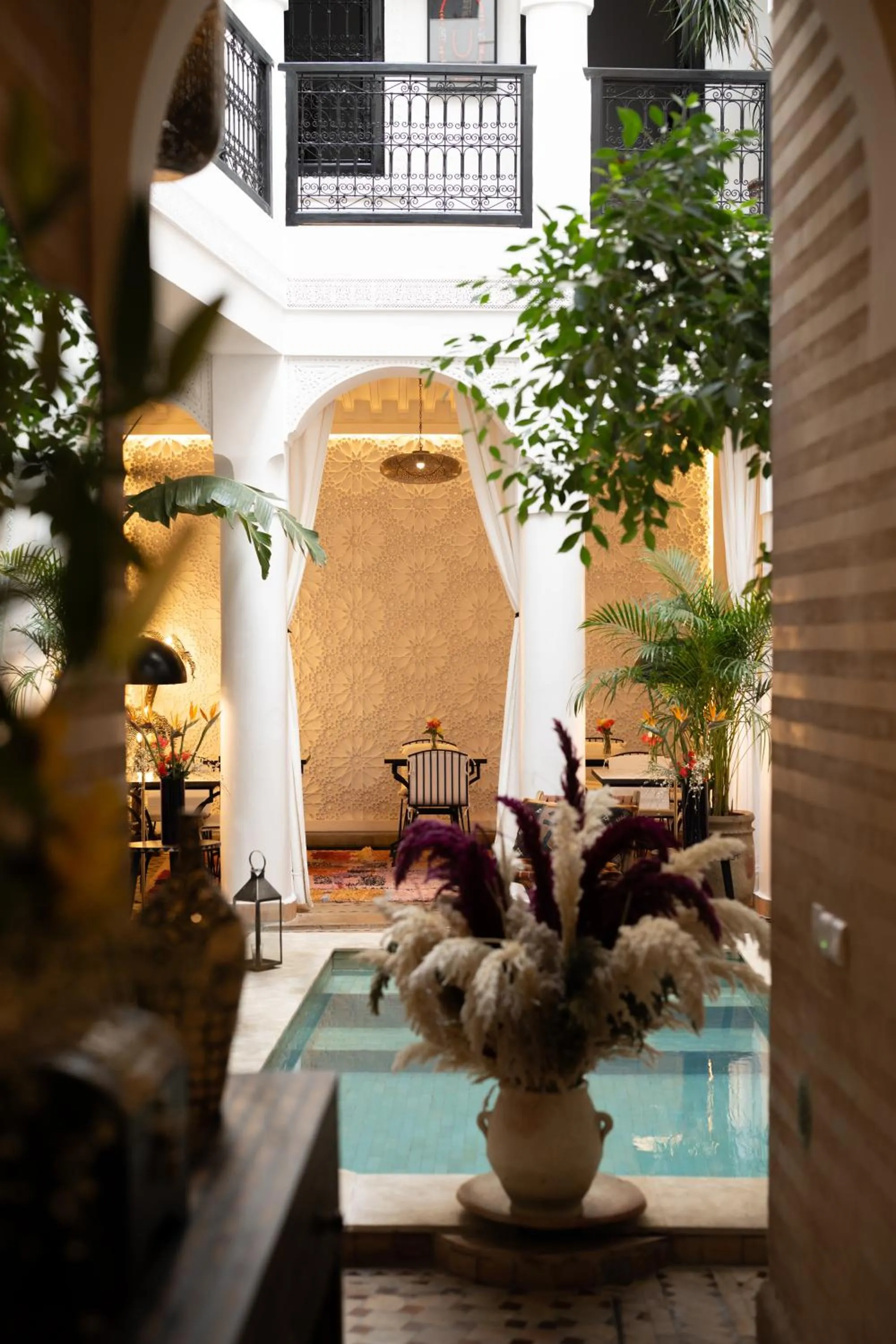 Patio in Riad Dar Beldia and Spa