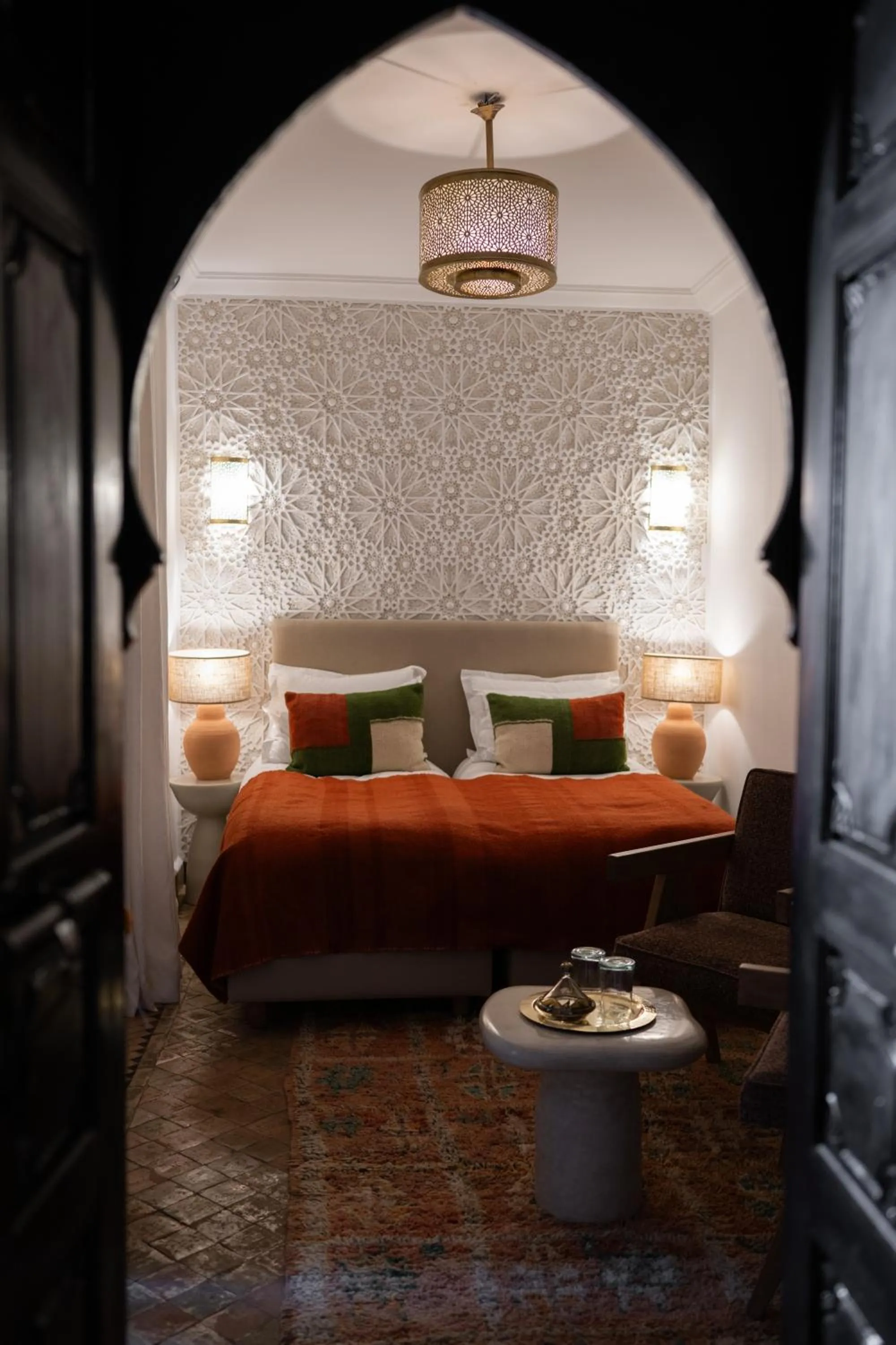 Bedroom, Bed in Riad Dar Beldia and Spa