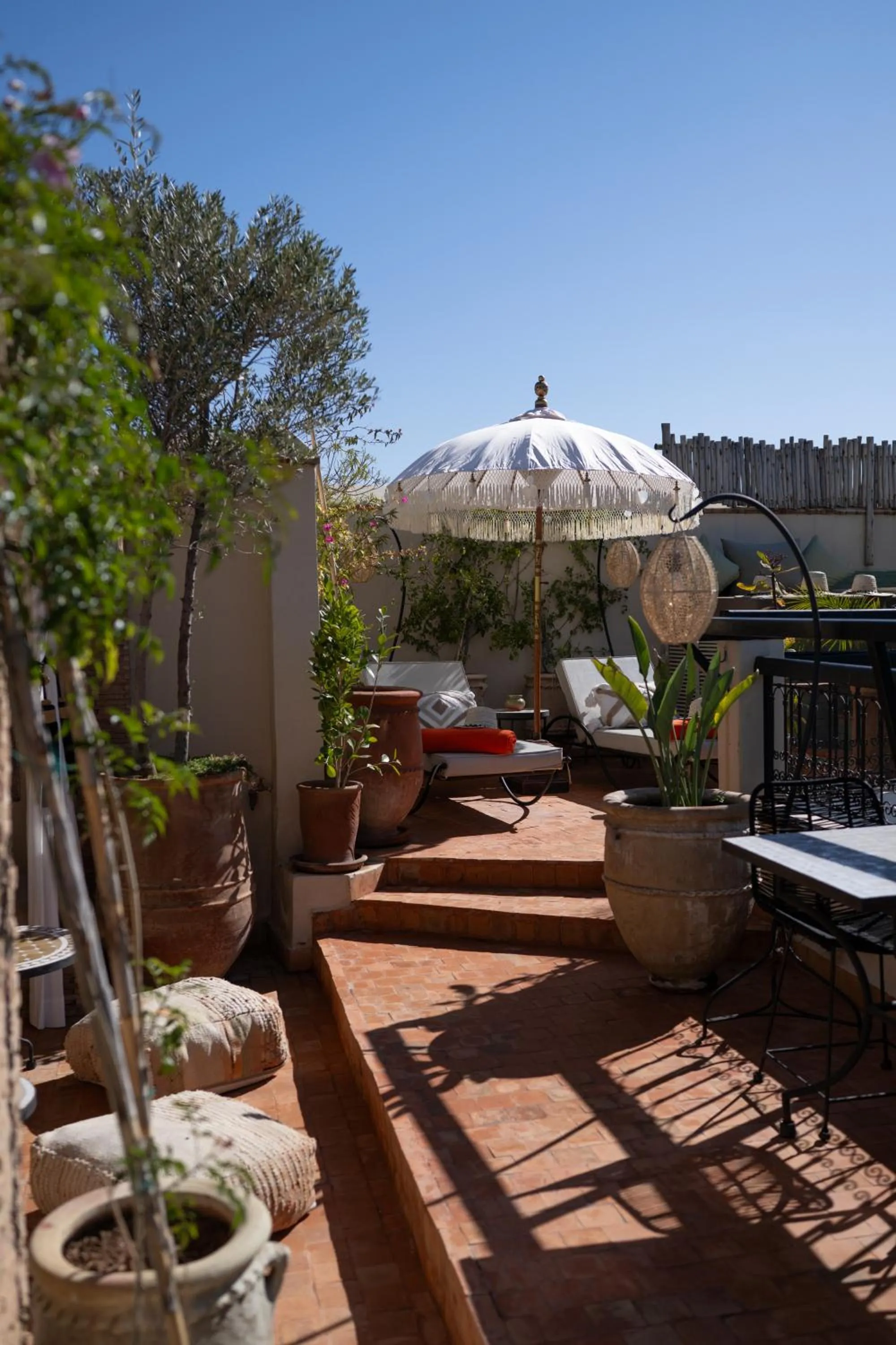 Patio in Riad Dar Beldia and Spa