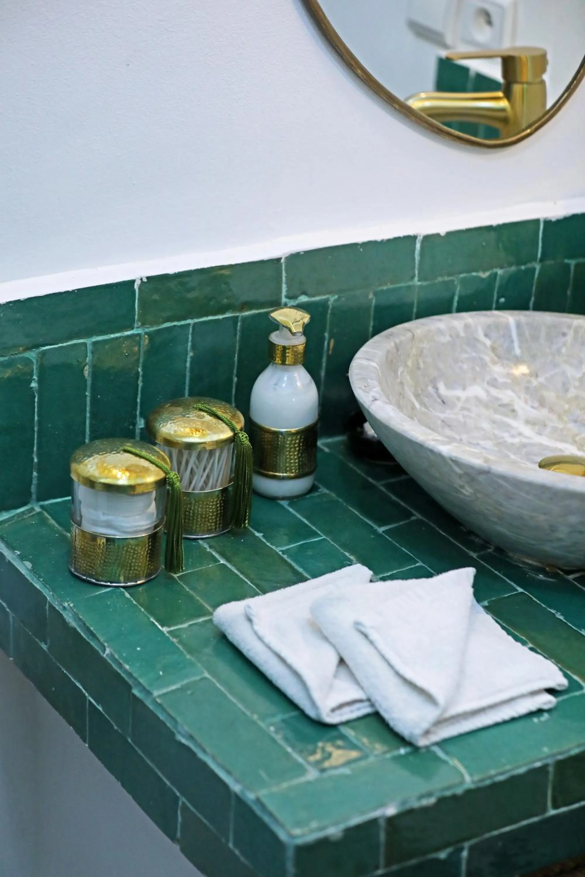 Bathroom in Riad Dar Beldia and Spa
