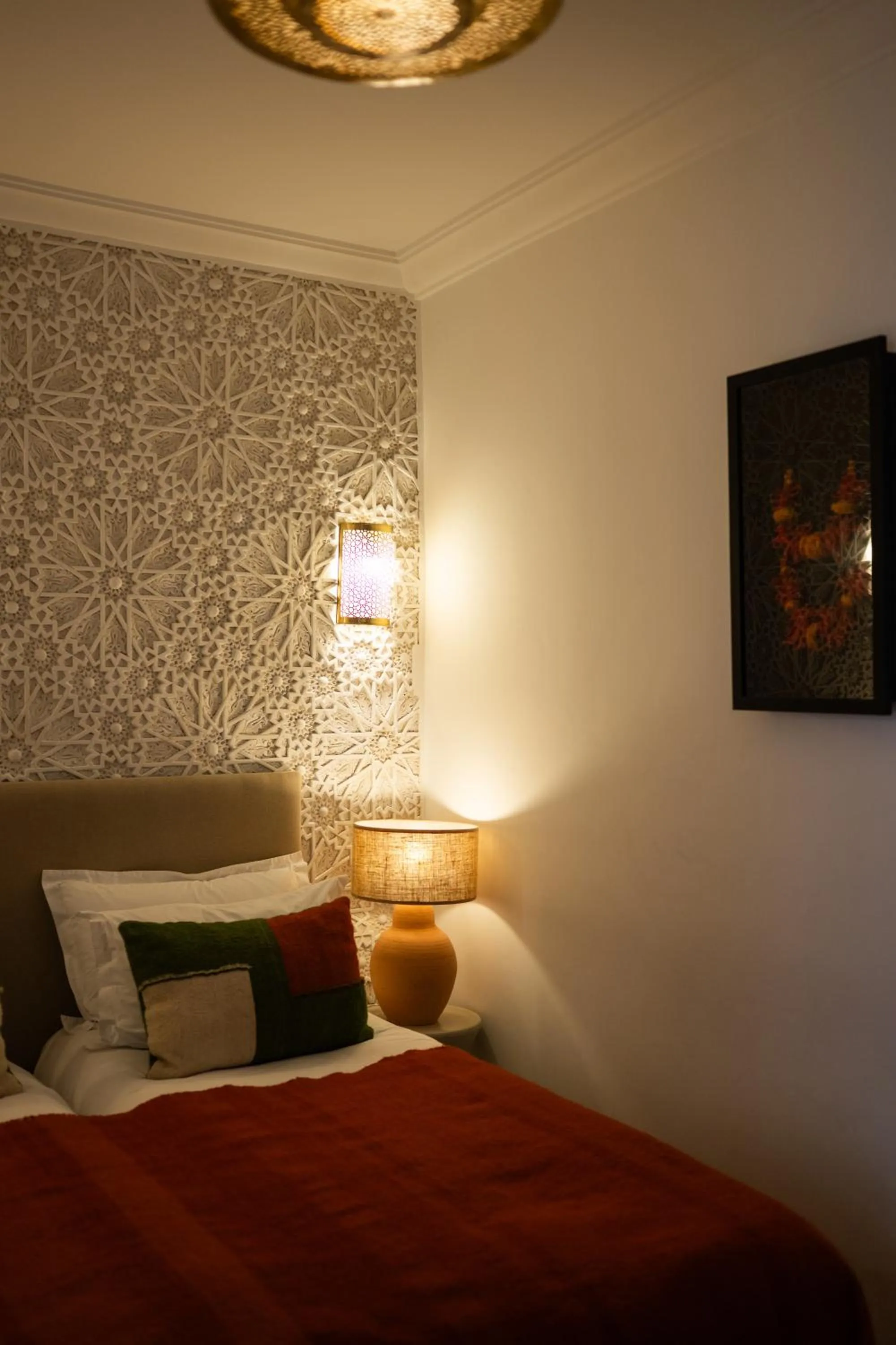 Bedroom, Bed in Riad Dar Beldia and Spa