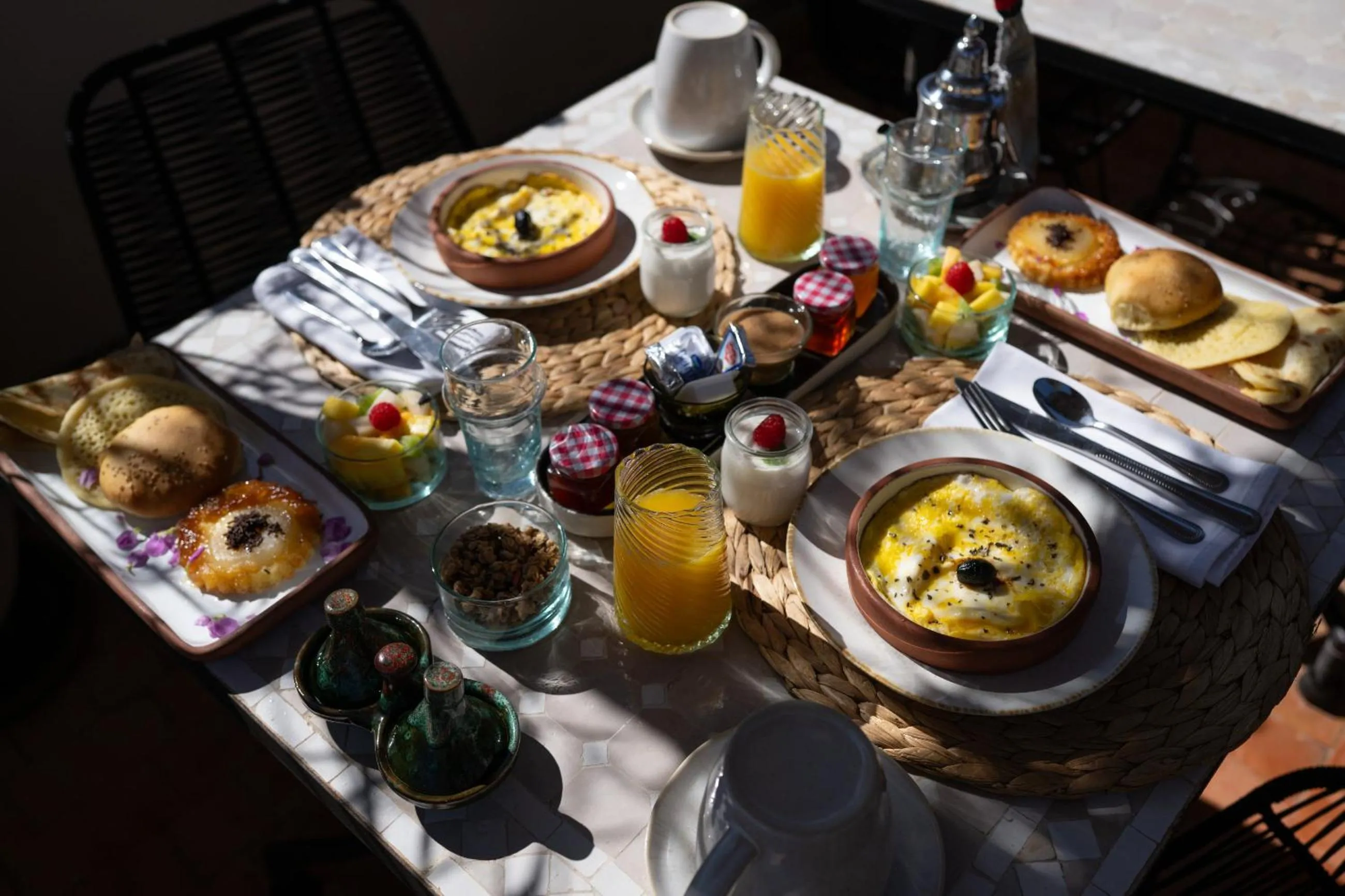 Breakfast in Riad Dar Beldia and Spa