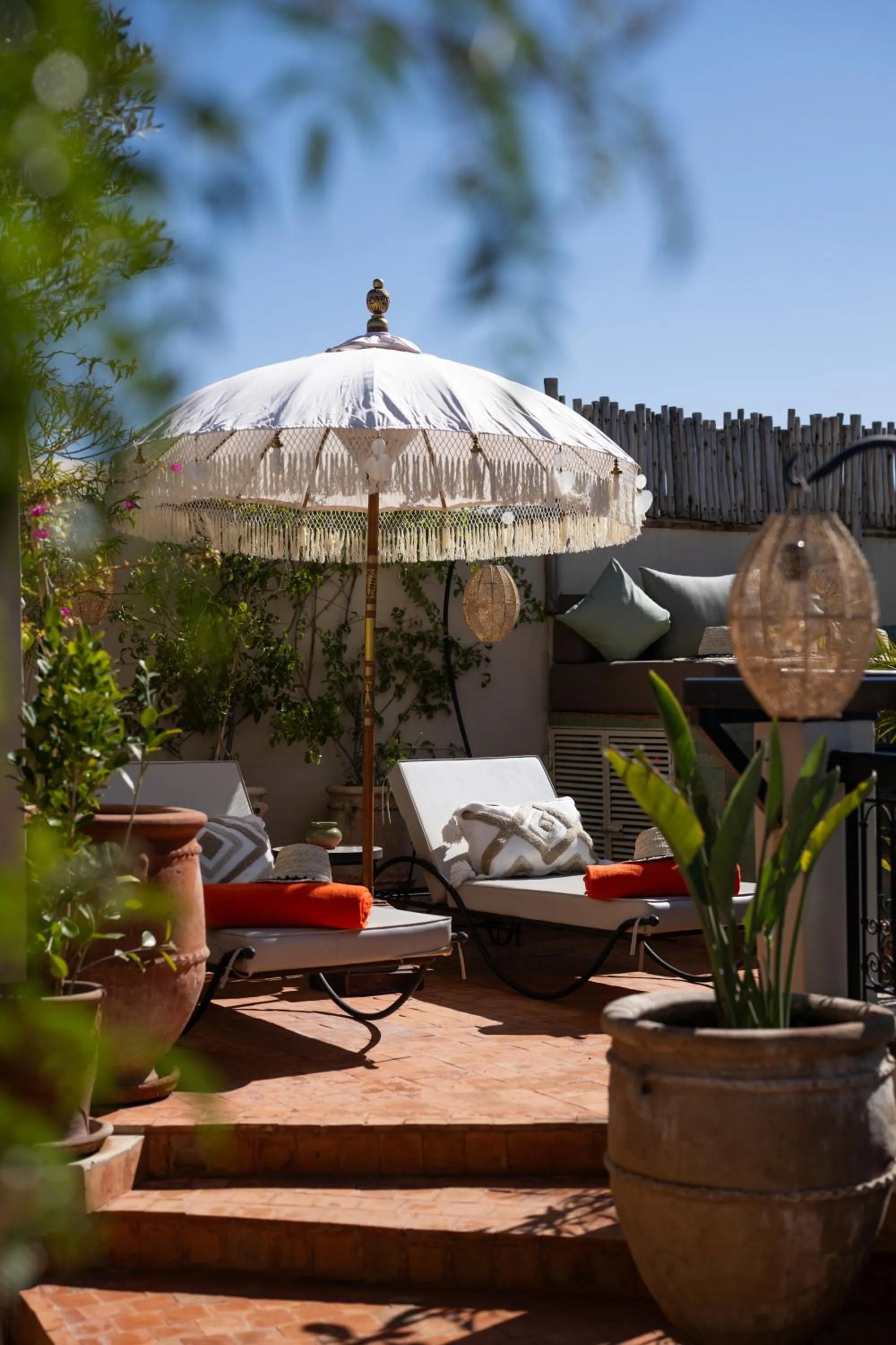 Patio in Riad Dar Beldia and Spa