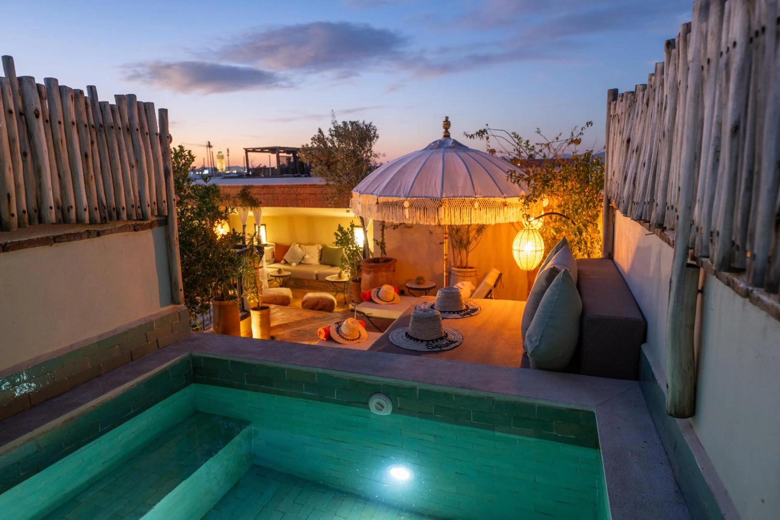 Patio in Riad Dar Beldia and Spa
