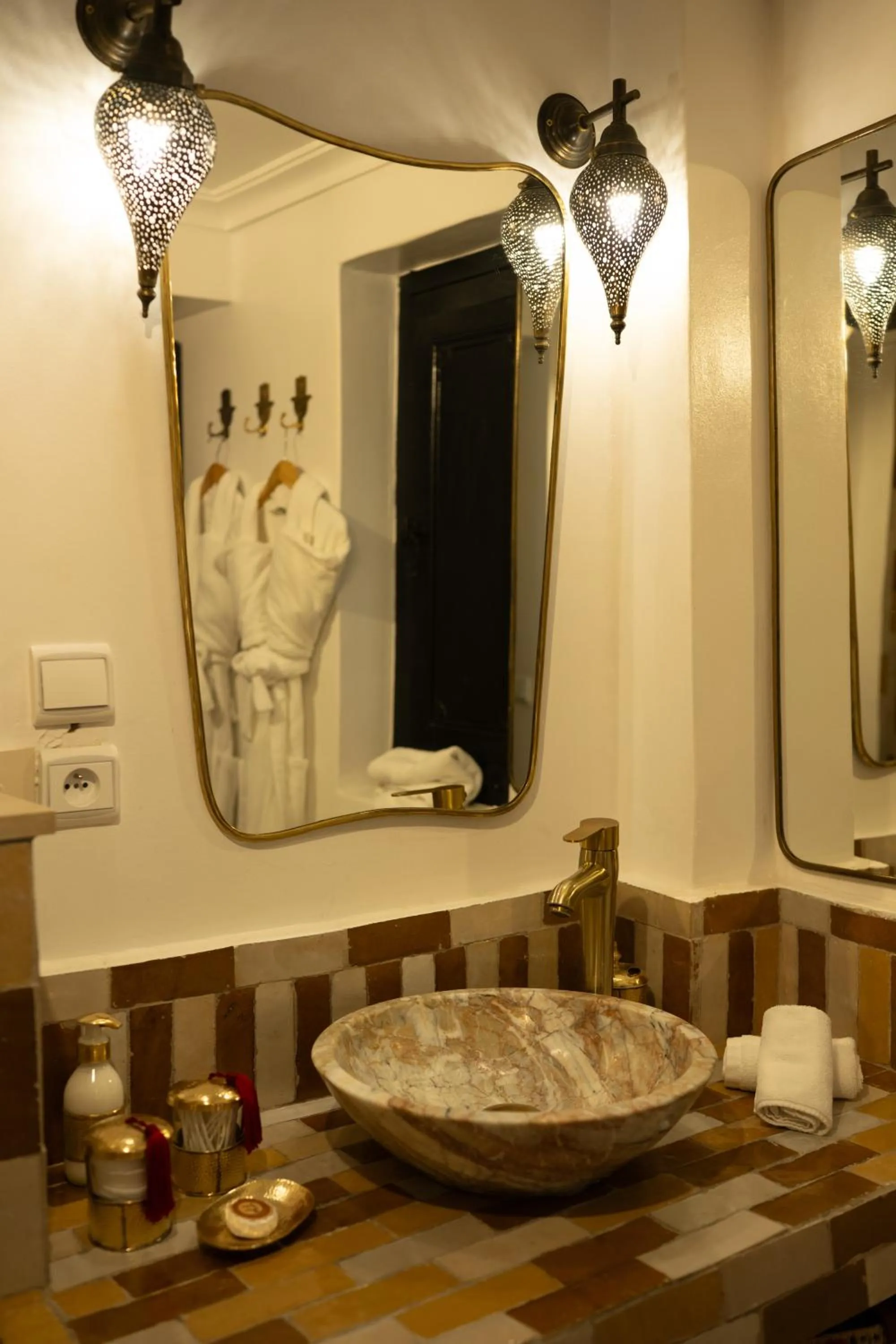 Bathroom in Riad Dar Beldia and Spa