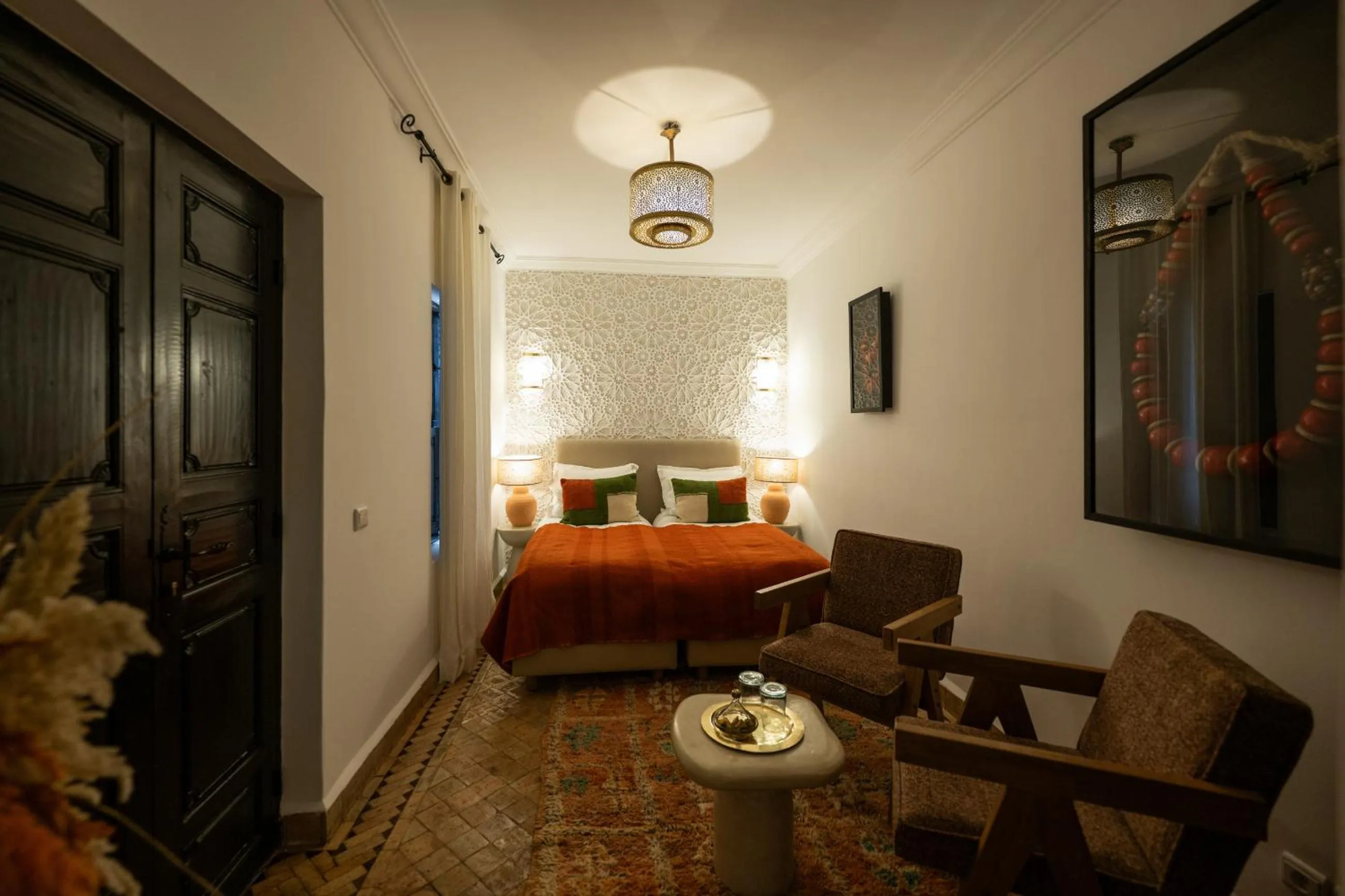 Bedroom, Bed in Riad Dar Beldia and Spa