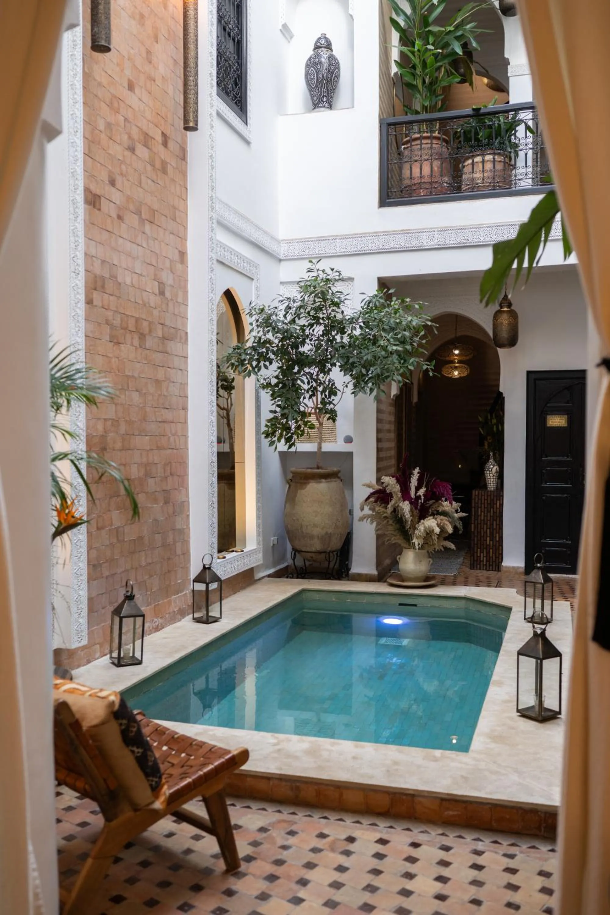 Patio in Riad Dar Beldia and Spa