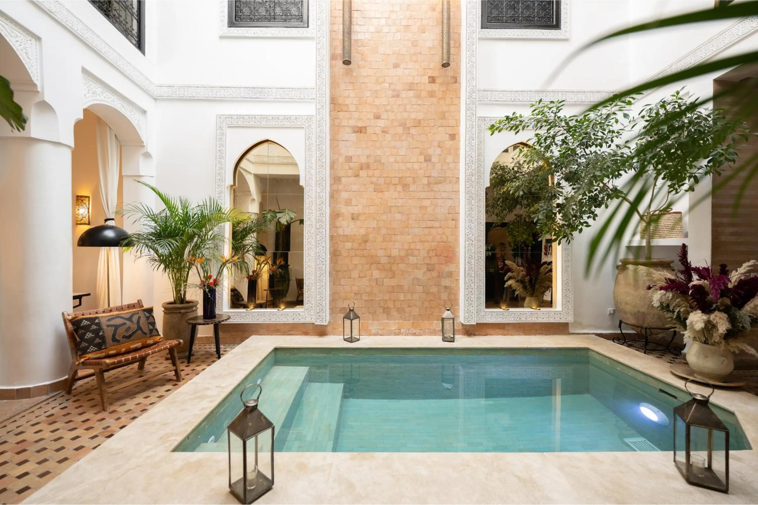 Swimming pool in Riad Dar Beldia and Spa