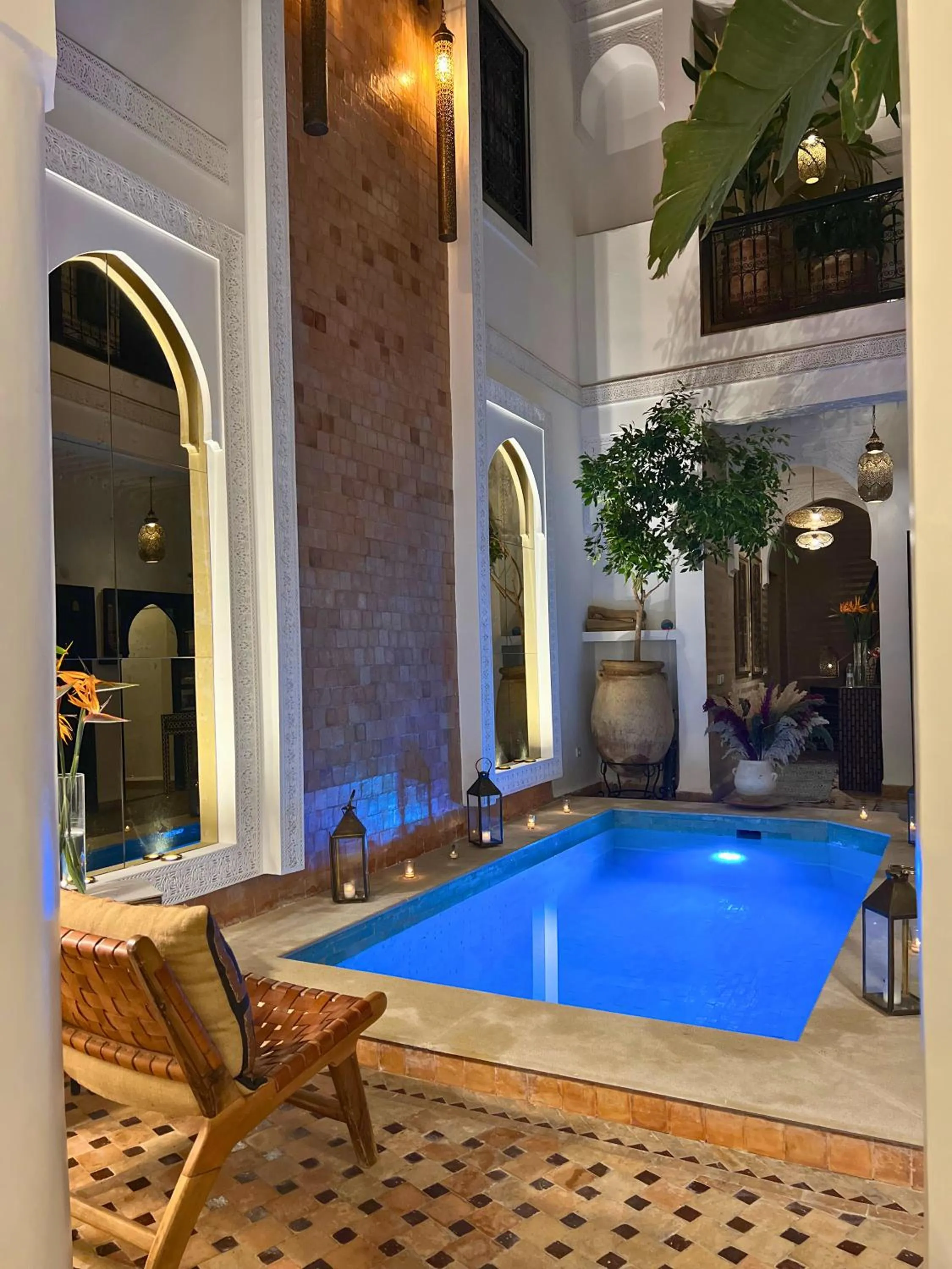 Patio in Riad Dar Beldia and Spa