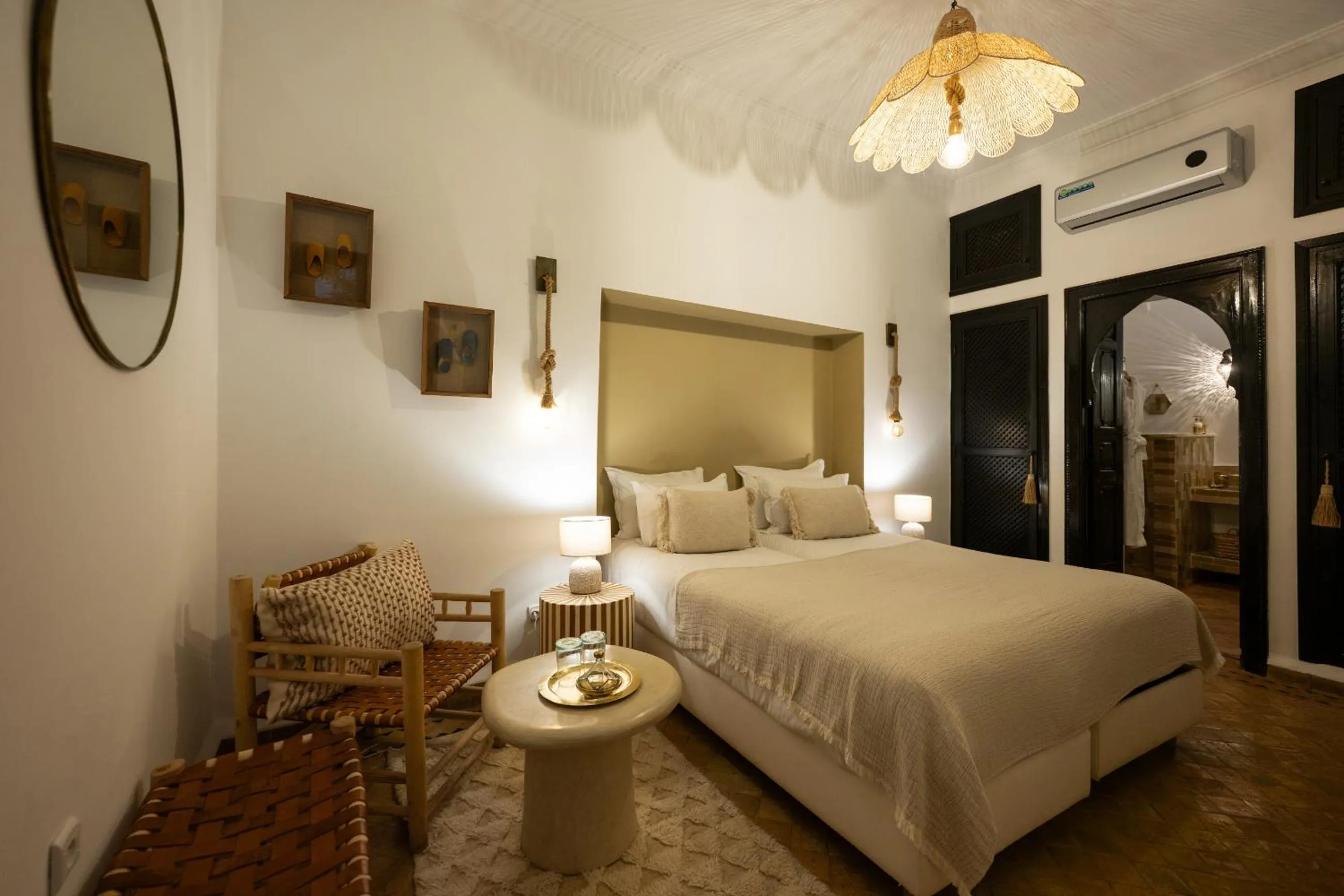 Bedroom, Bed in Riad Dar Beldia and Spa