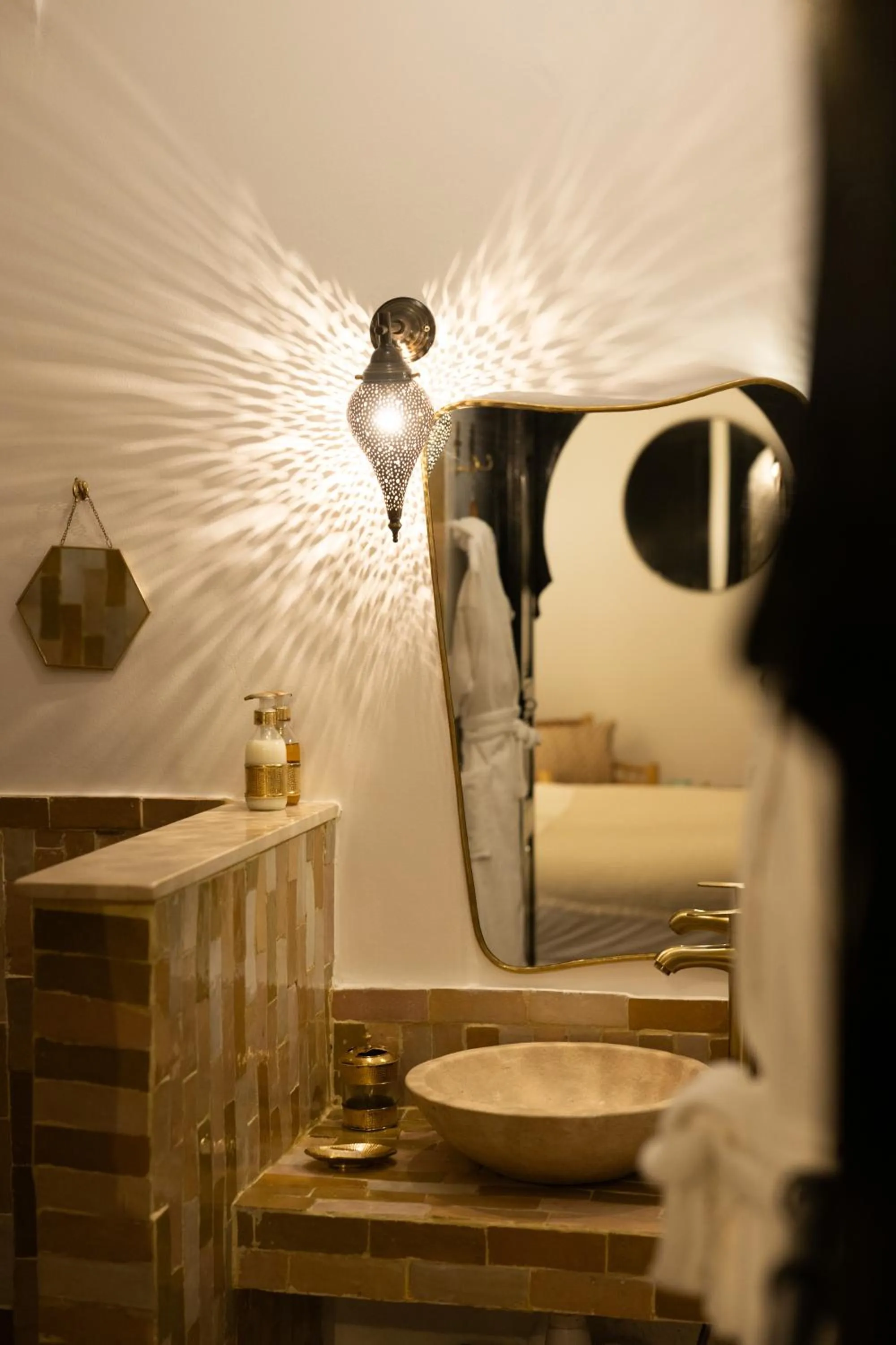 Bathroom in Riad Dar Beldia and Spa