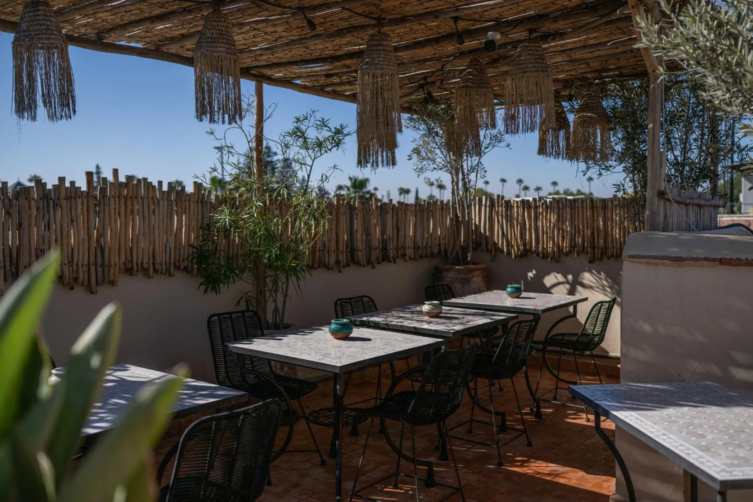 Patio in Riad Dar Beldia and Spa