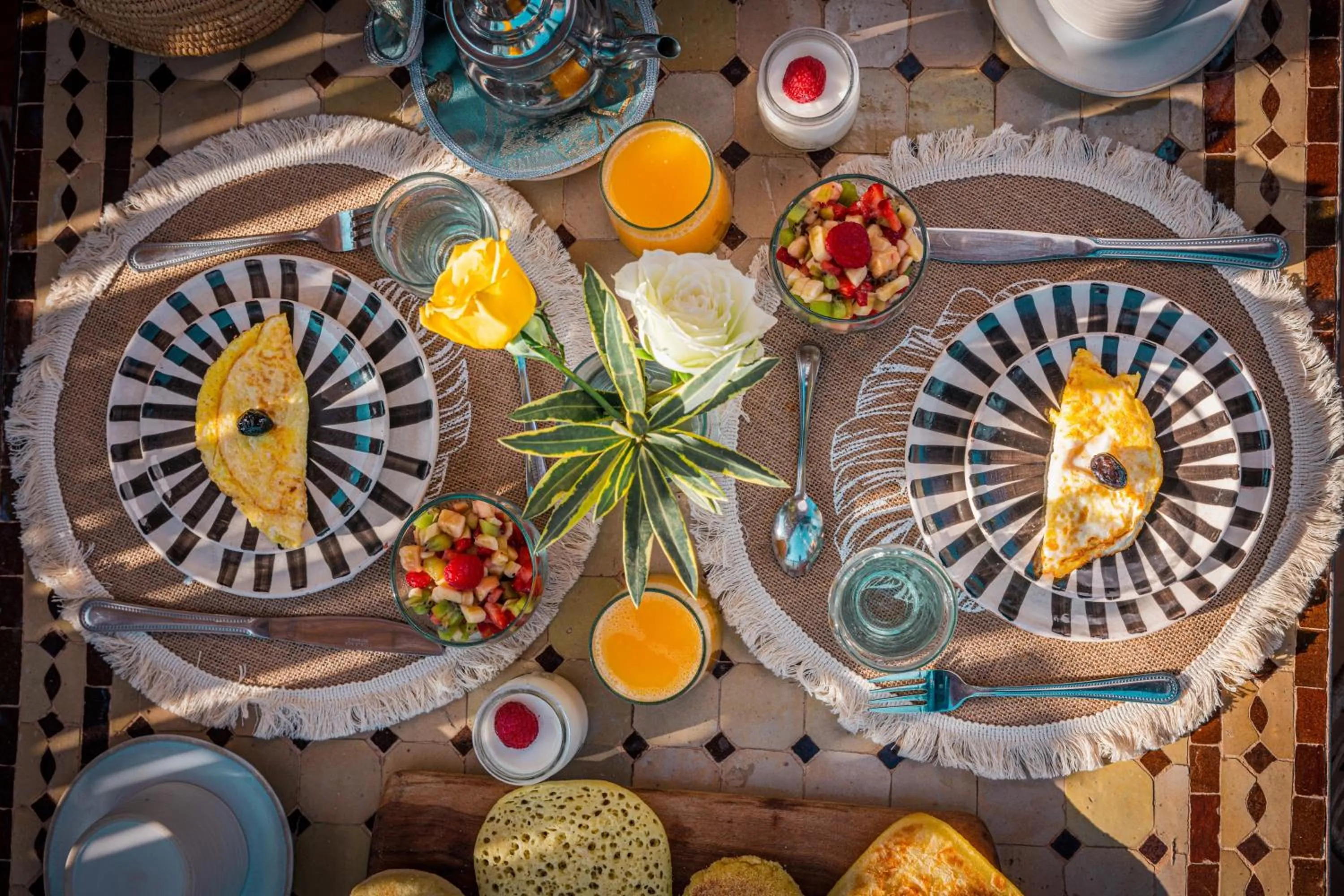 Food and drinks in Riad Dar Beldia and Spa