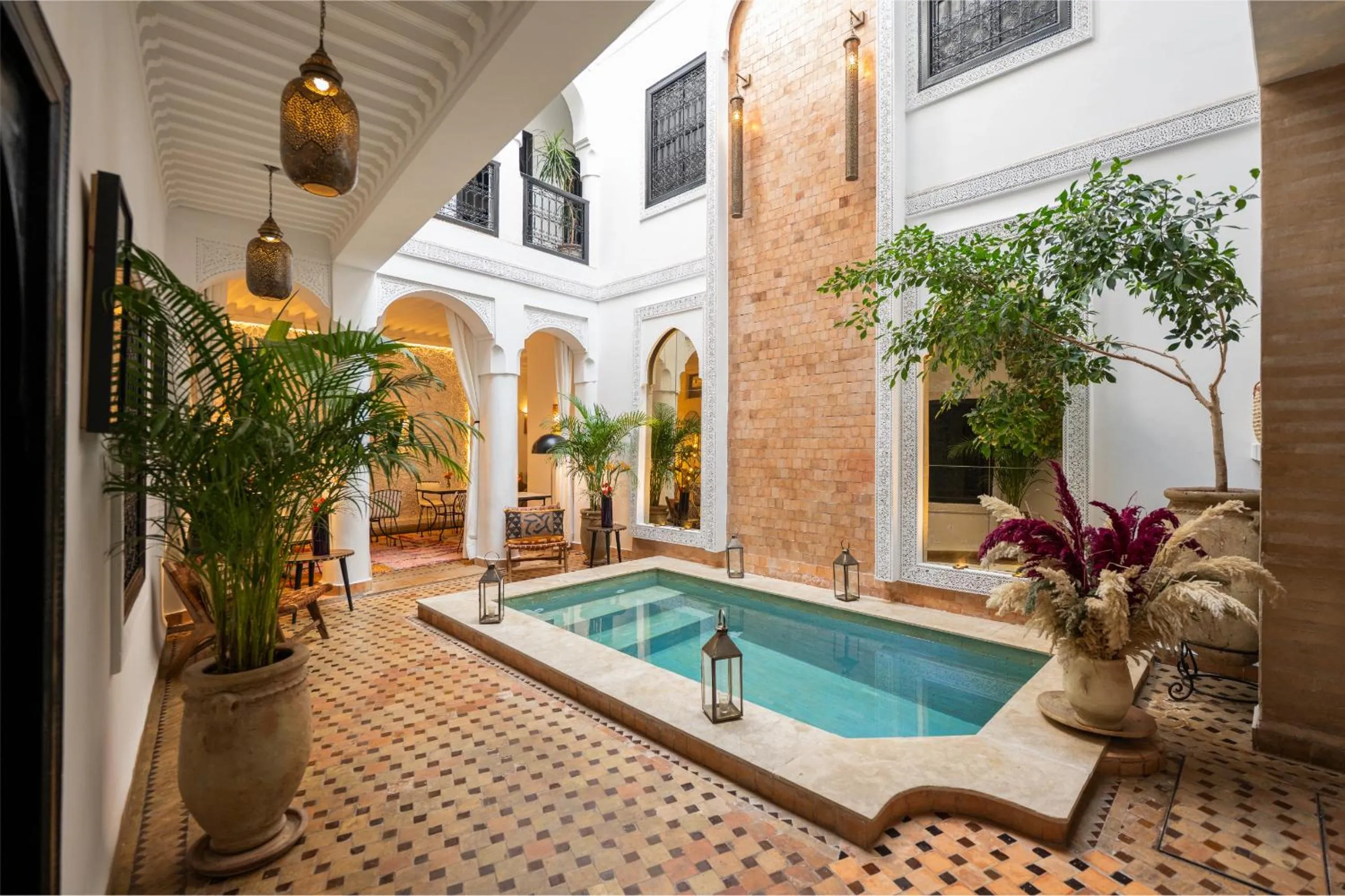 Swimming pool in Riad Dar Beldia and Spa