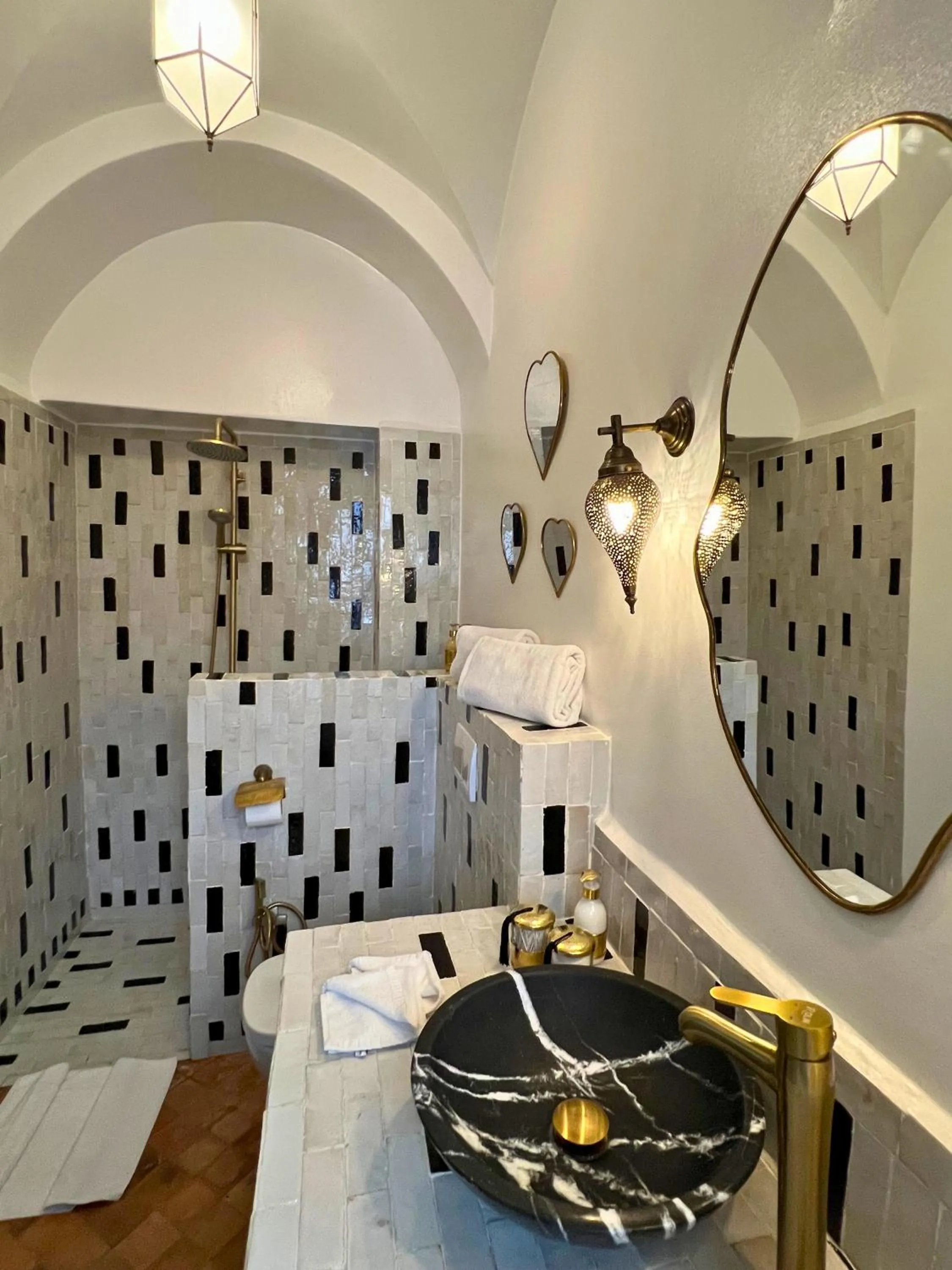 Bathroom in Riad Dar Beldia and Spa
