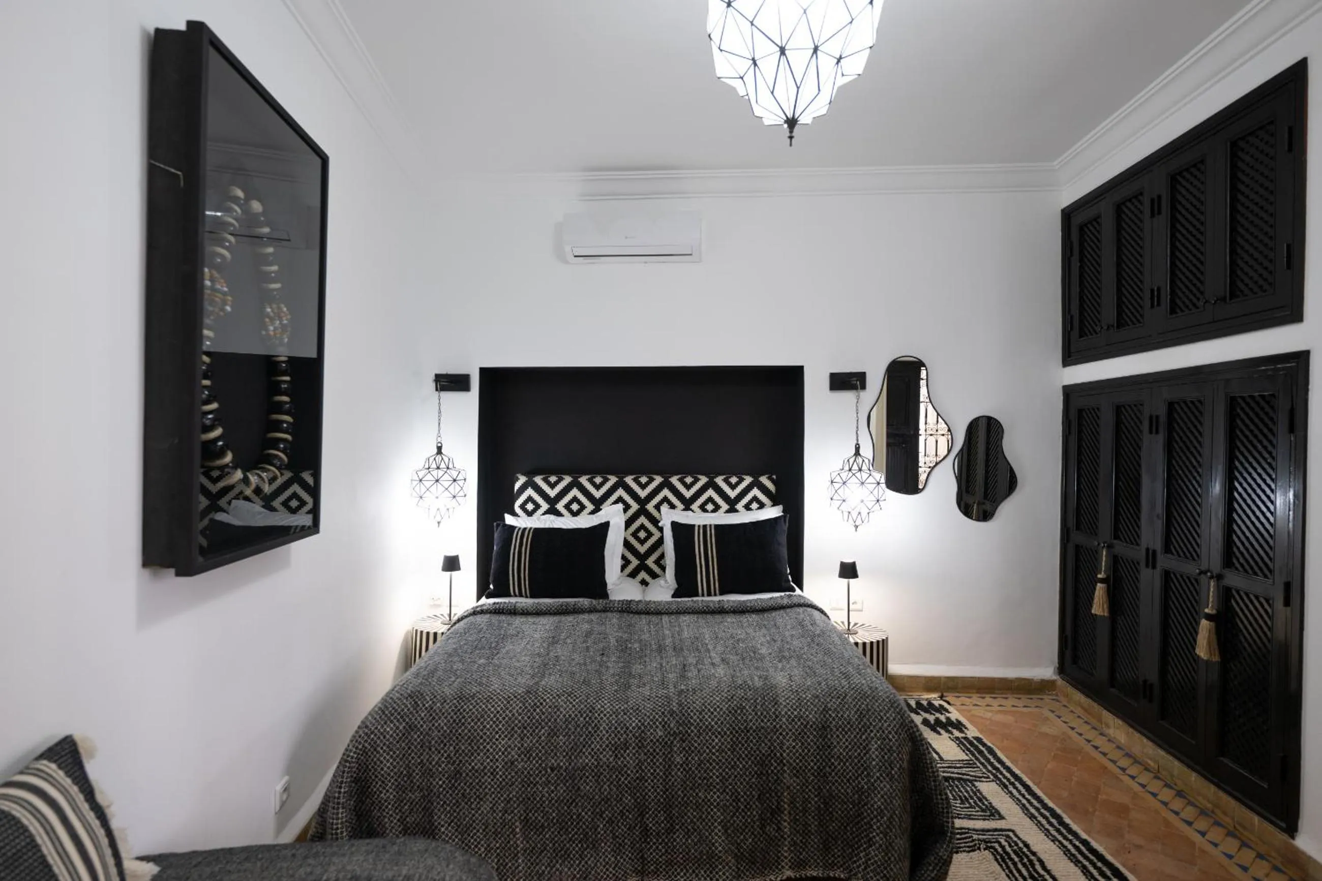 Bedroom, Bed in Riad Dar Beldia and Spa