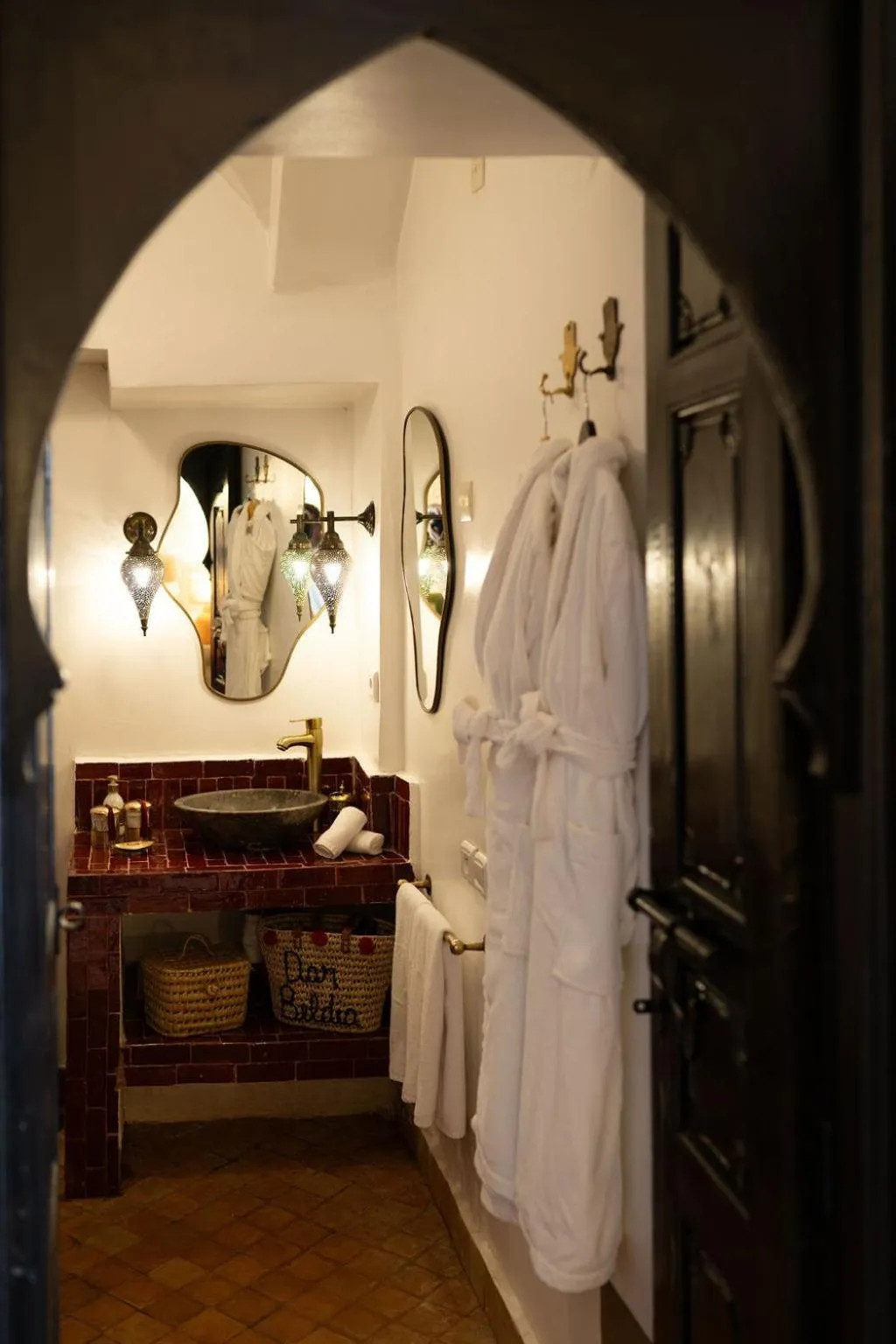 Bathroom in Riad Dar Beldia and Spa