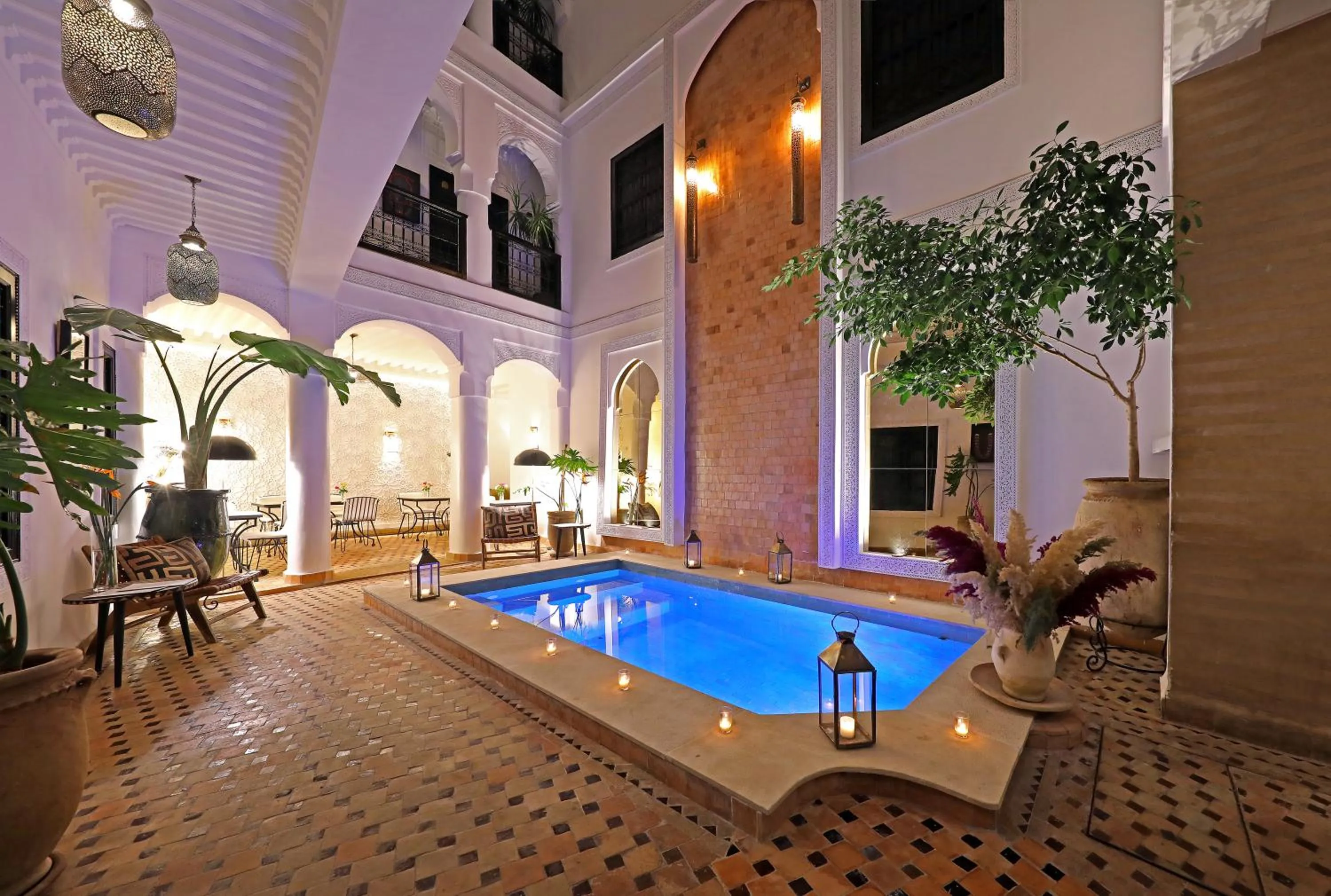 Patio in Riad Dar Beldia and Spa