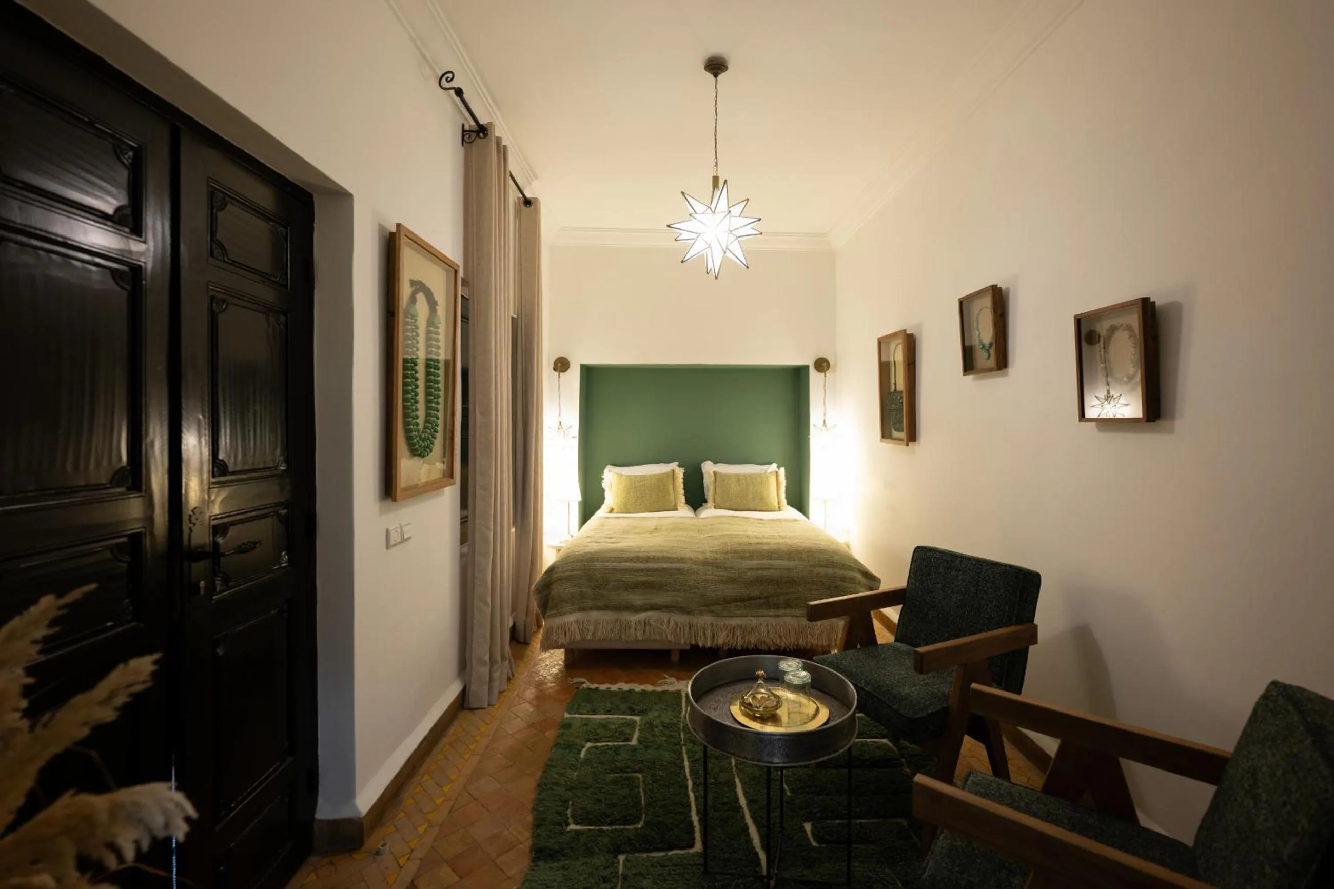 Bedroom, Bed in Riad Dar Beldia and Spa