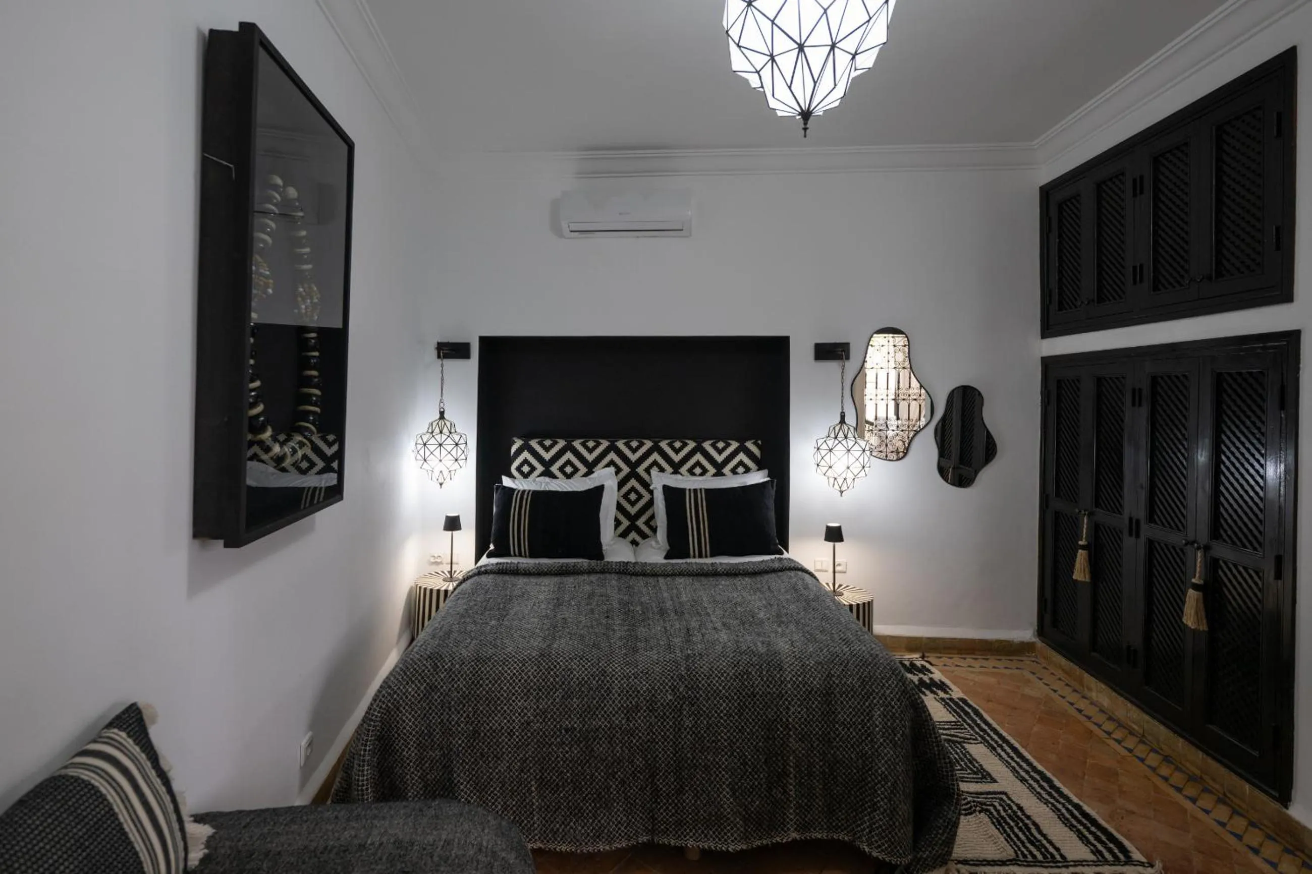 Bedroom, Bed in Riad Dar Beldia and Spa