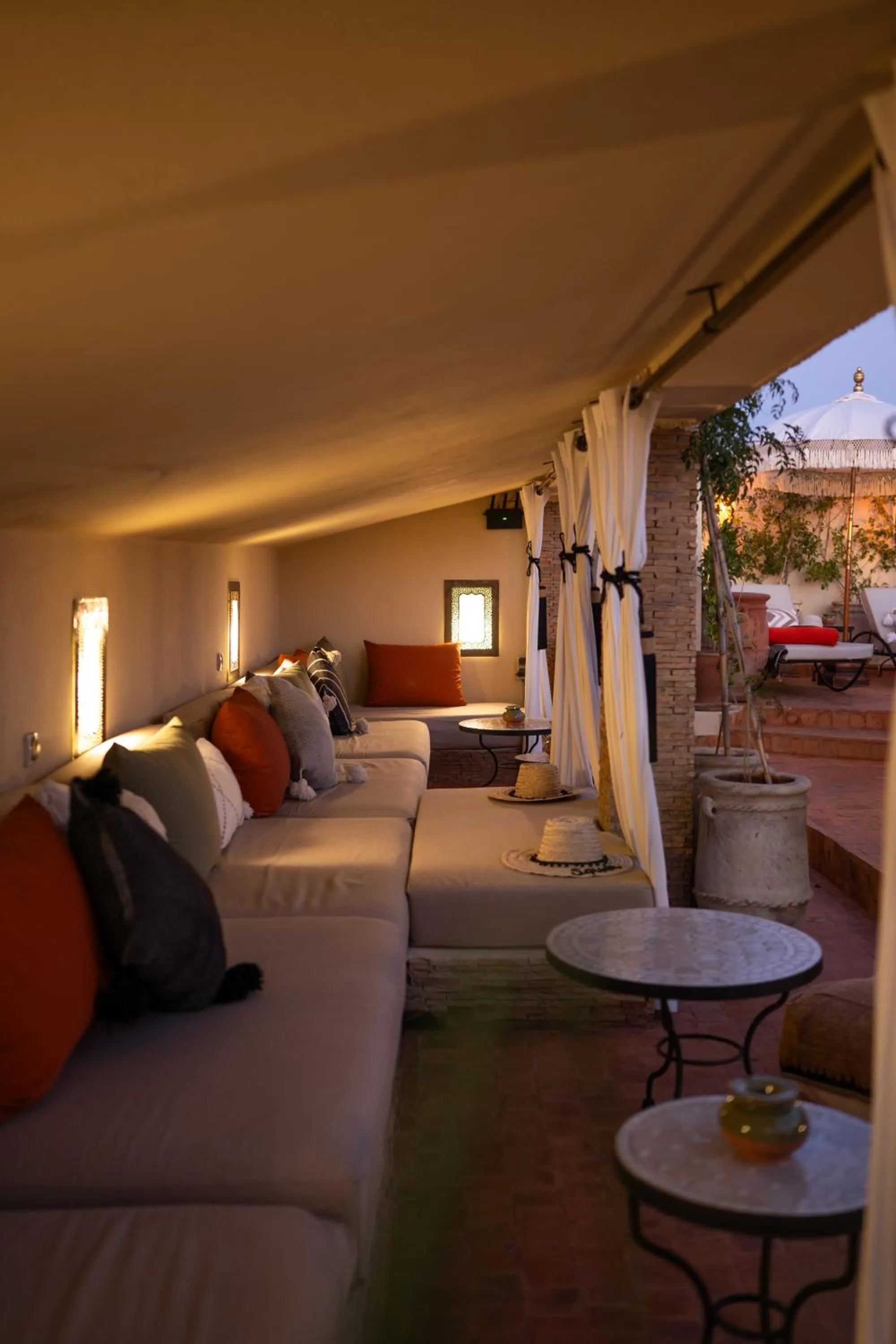 Patio in Riad Dar Beldia and Spa