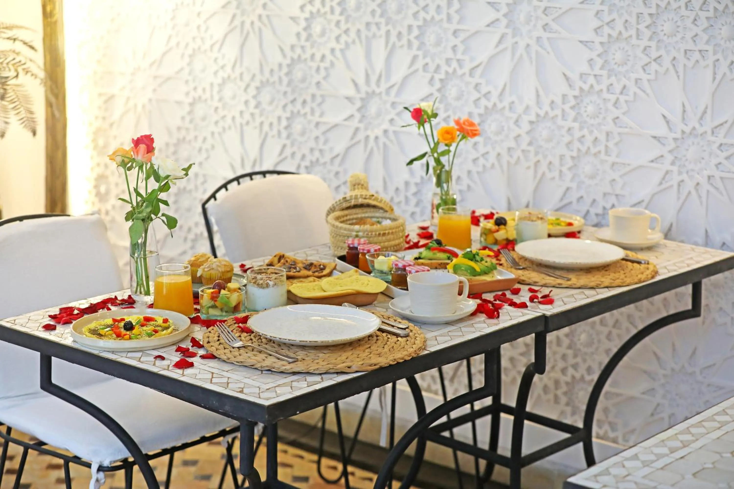 Continental breakfast in Riad Dar Beldia and Spa