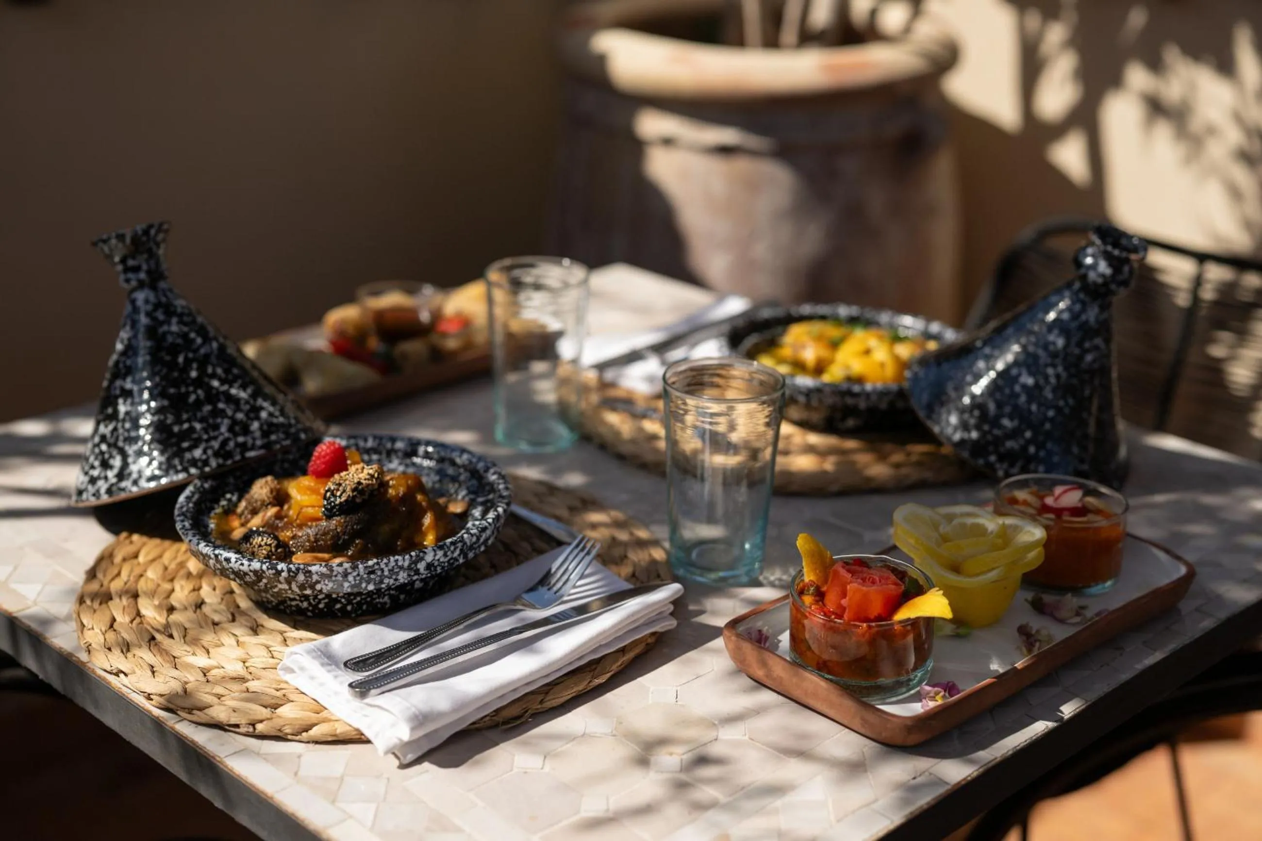 Food and drinks in Riad Dar Beldia and Spa