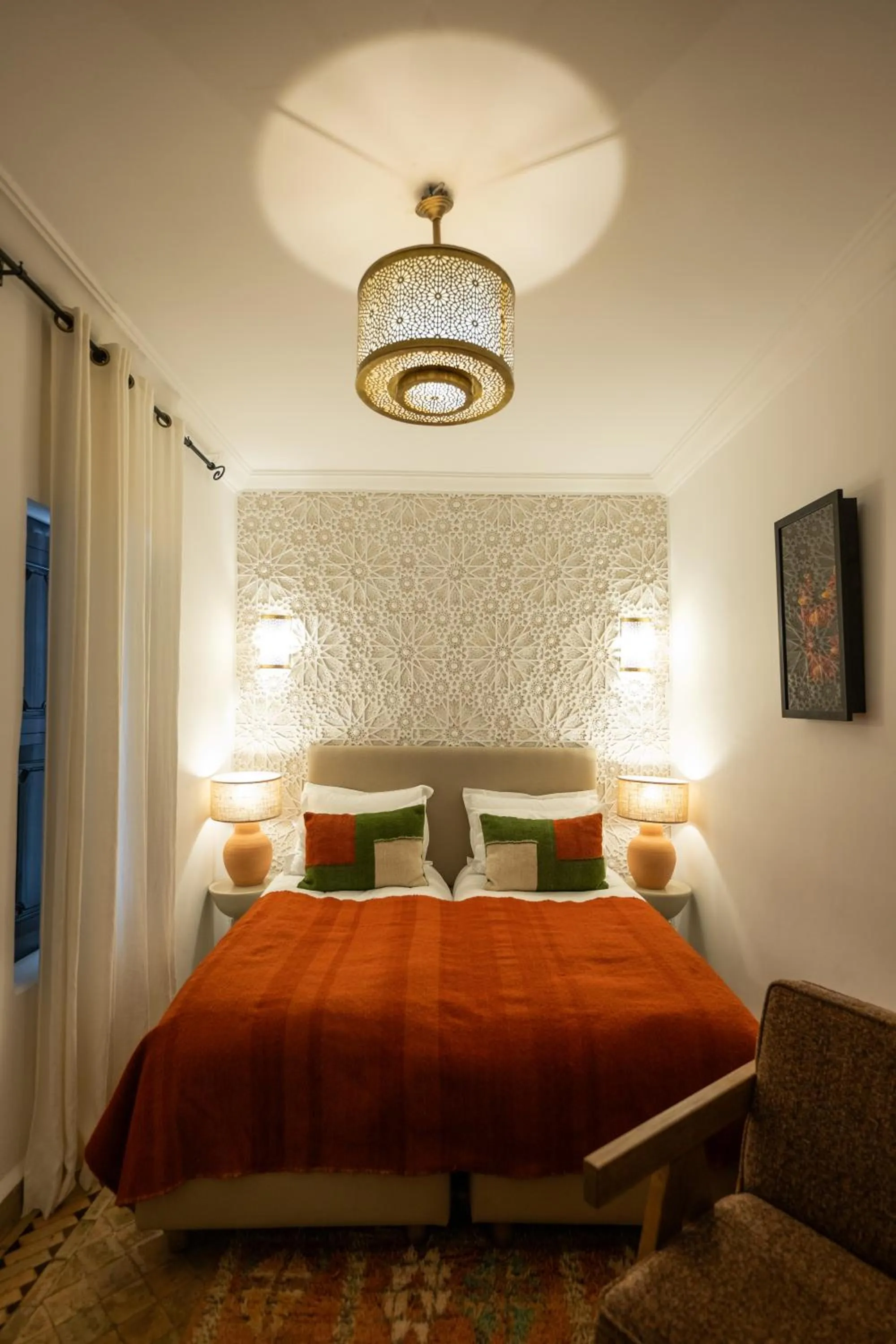 Bedroom, Bed in Riad Dar Beldia and Spa