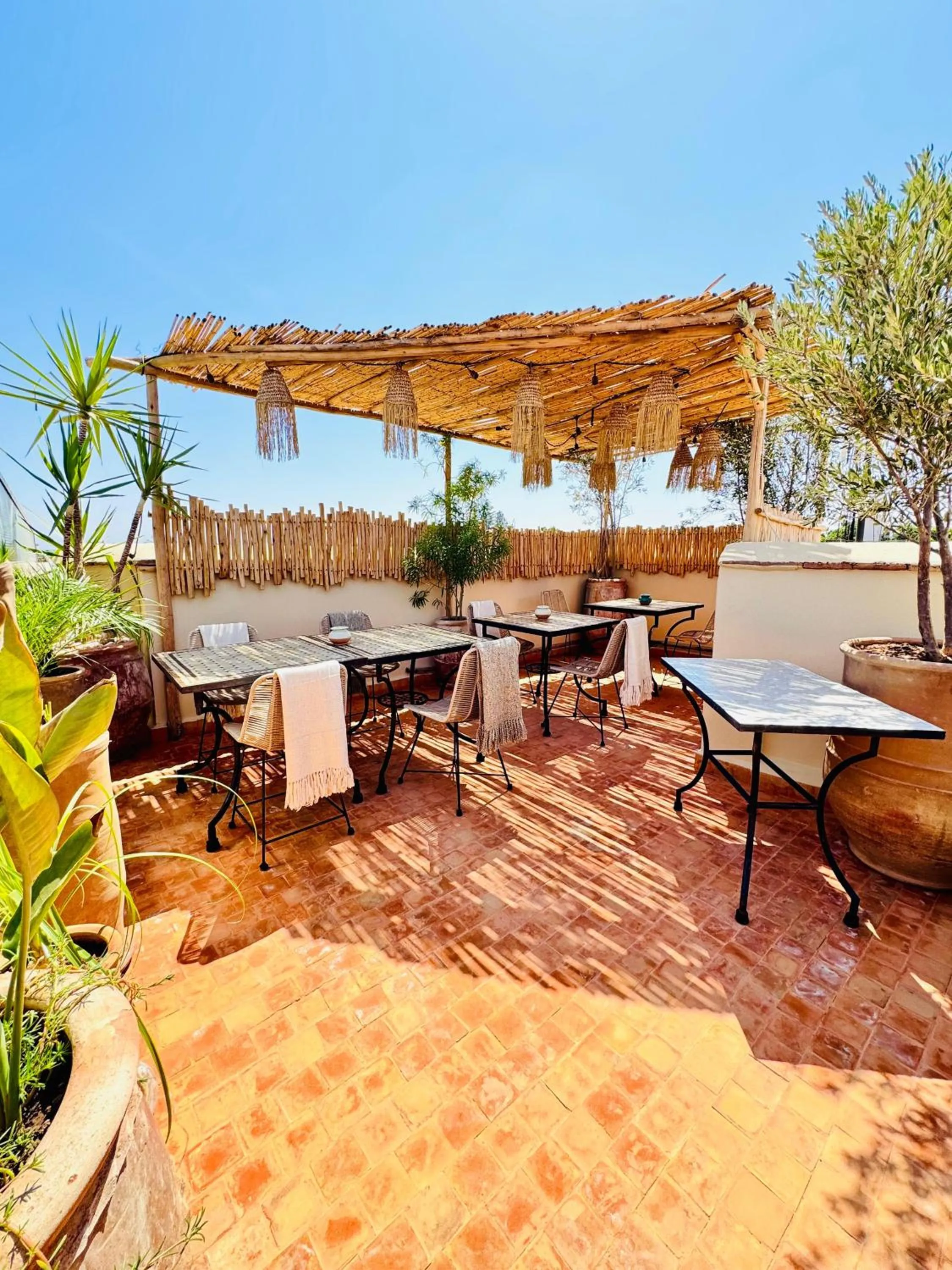 Balcony/Terrace in Riad Dar Beldia and Spa