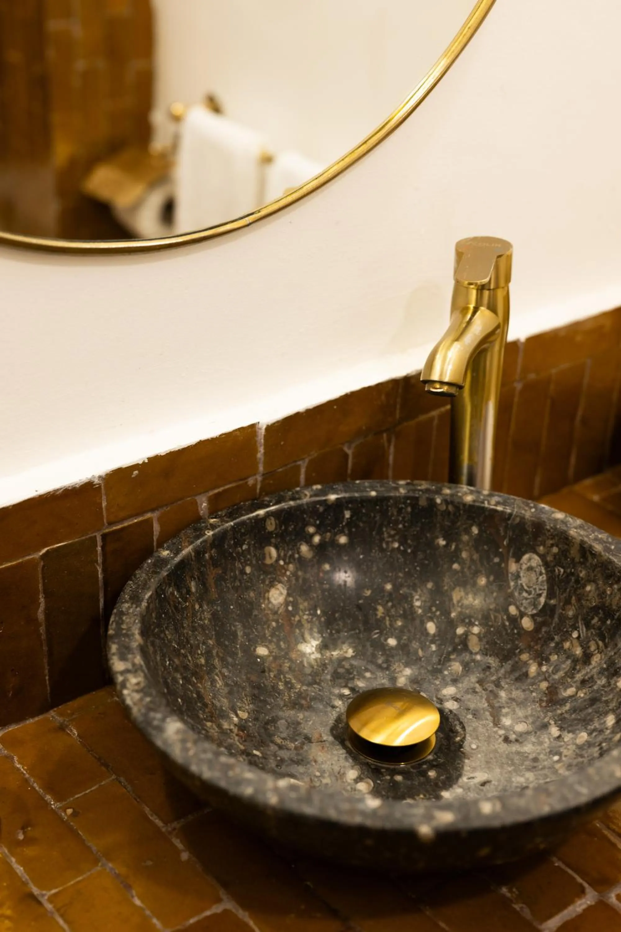 Bathroom in Riad Dar Beldia and Spa