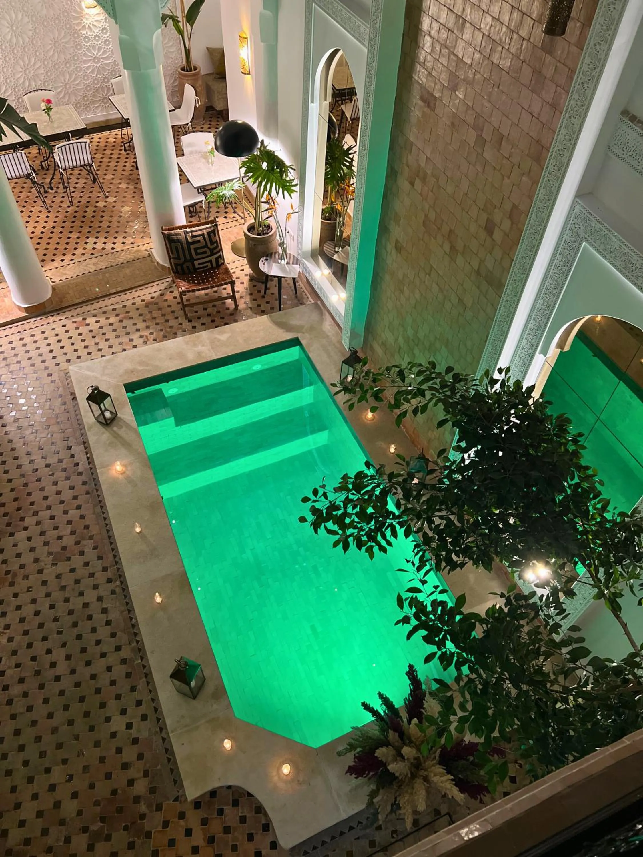 Pool view in Riad Dar Beldia and Spa