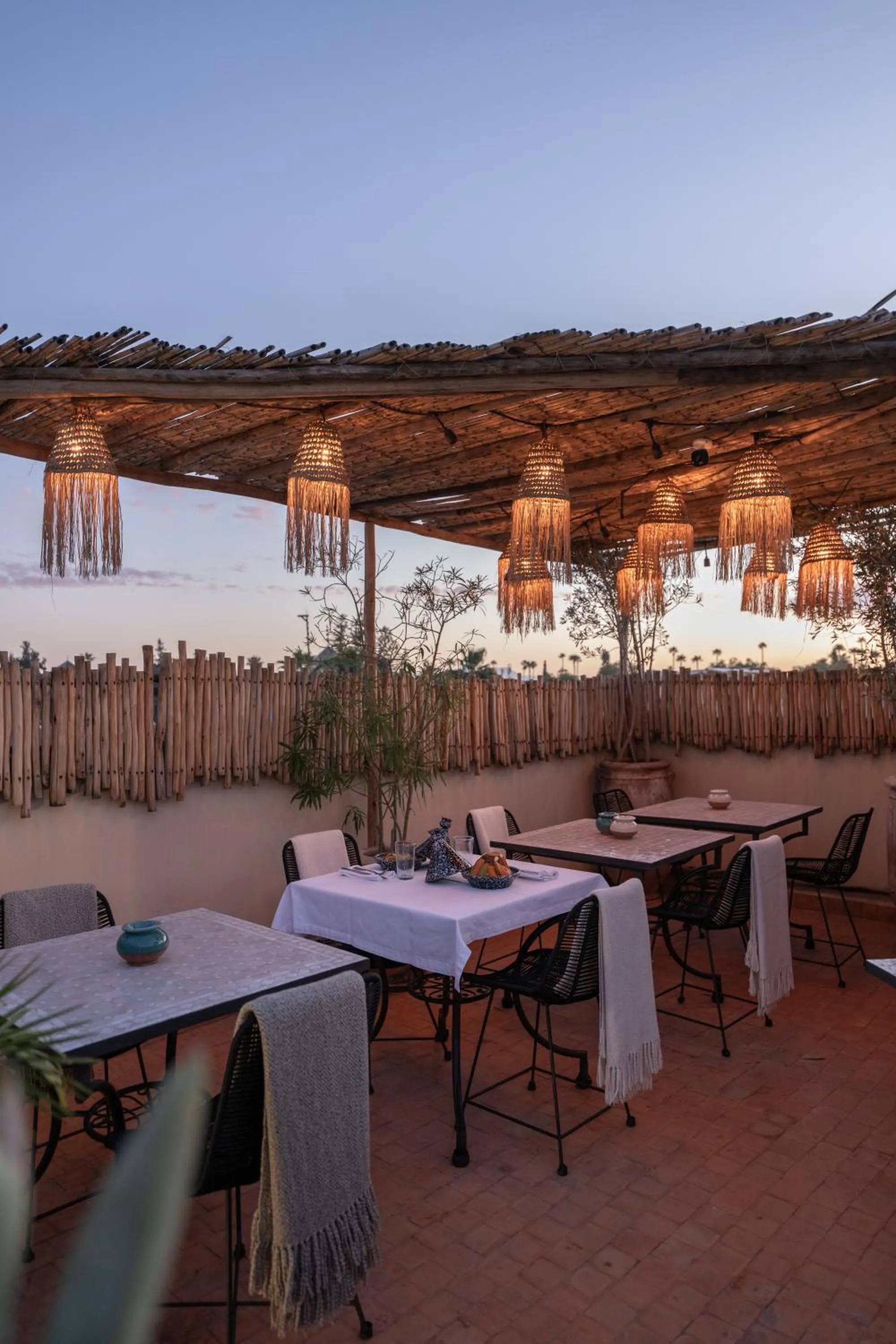 Patio in Riad Dar Beldia and Spa