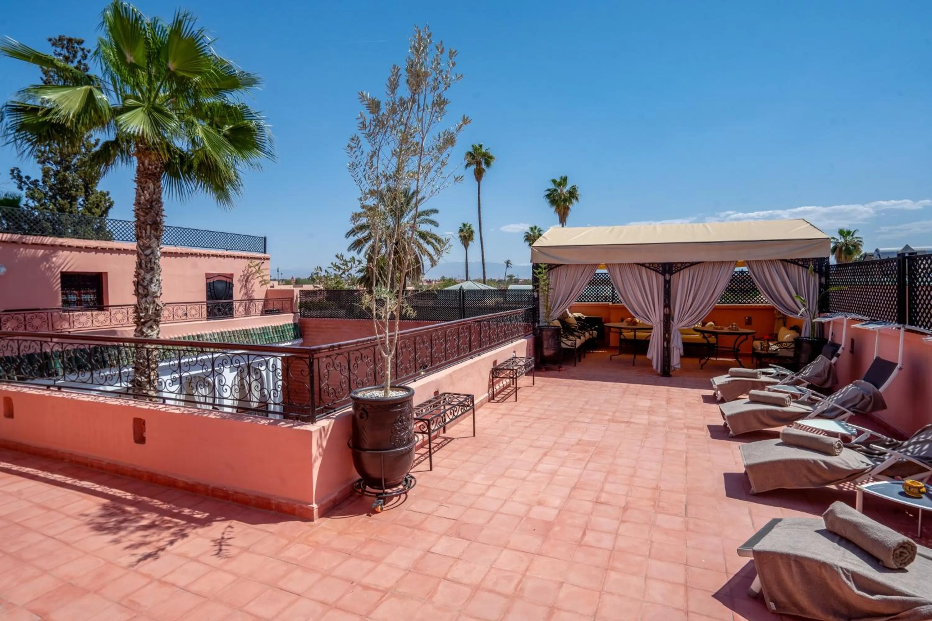 Balcony/Terrace in riad dar nejma & Spa