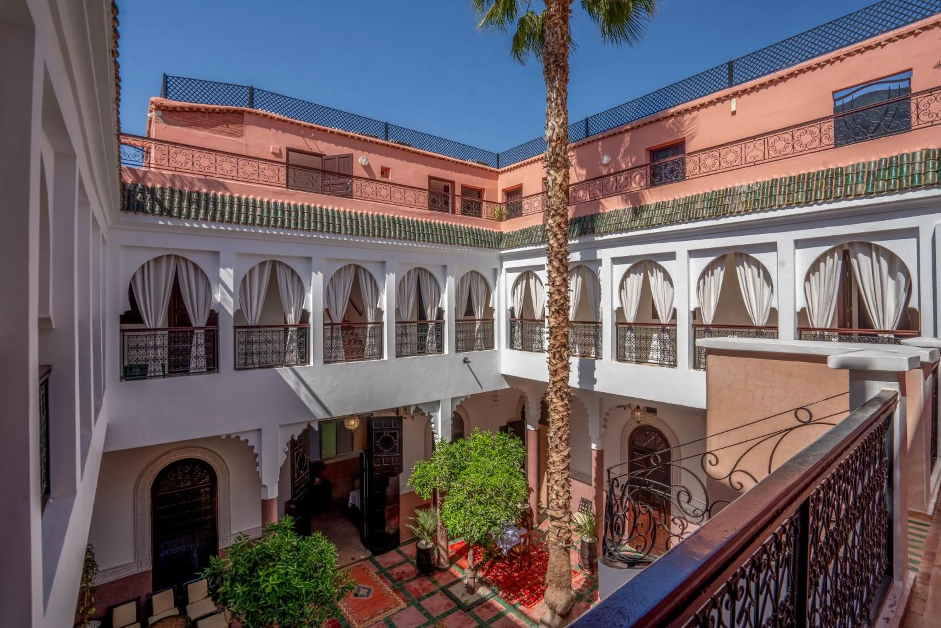 Balcony/Terrace in riad dar nejma & Spa