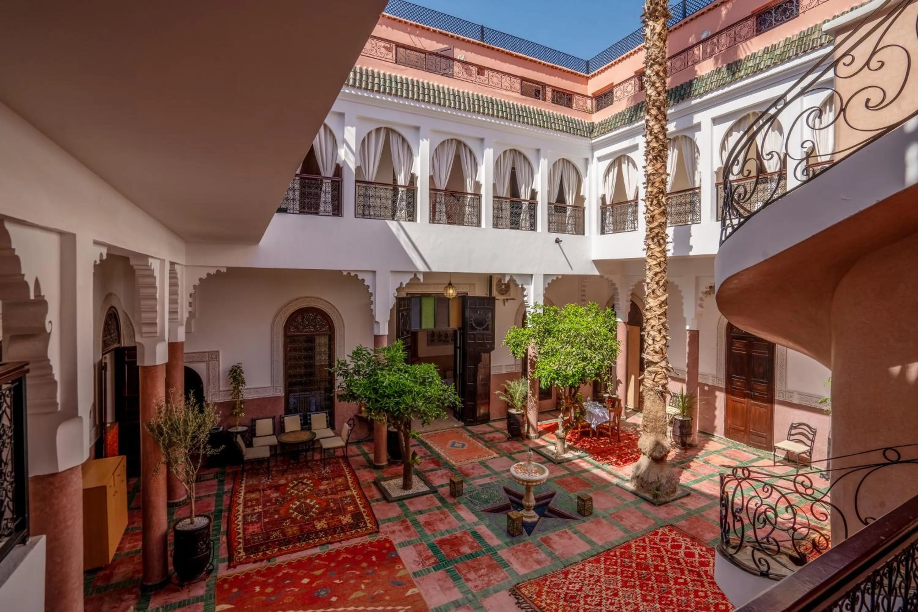 Balcony/Terrace in riad dar nejma & Spa