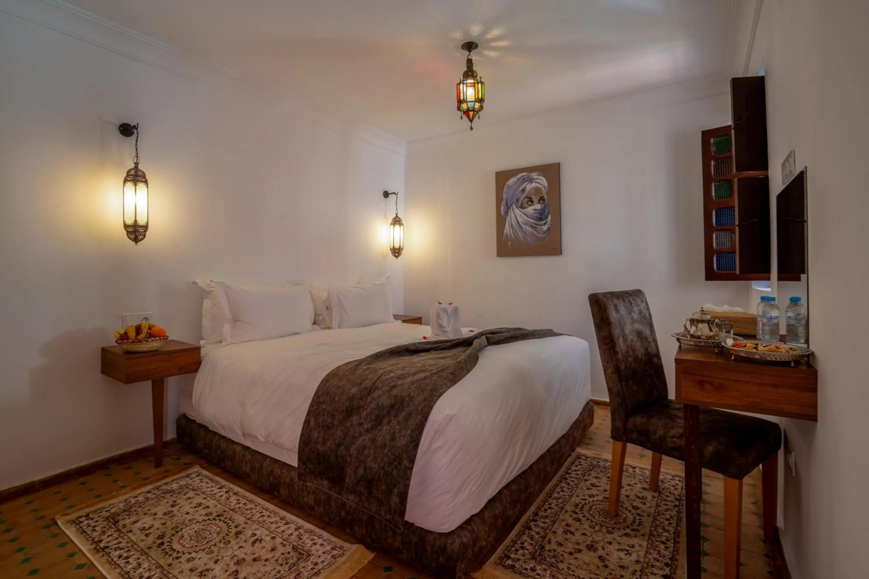 Bed in riad dar nejma & Spa